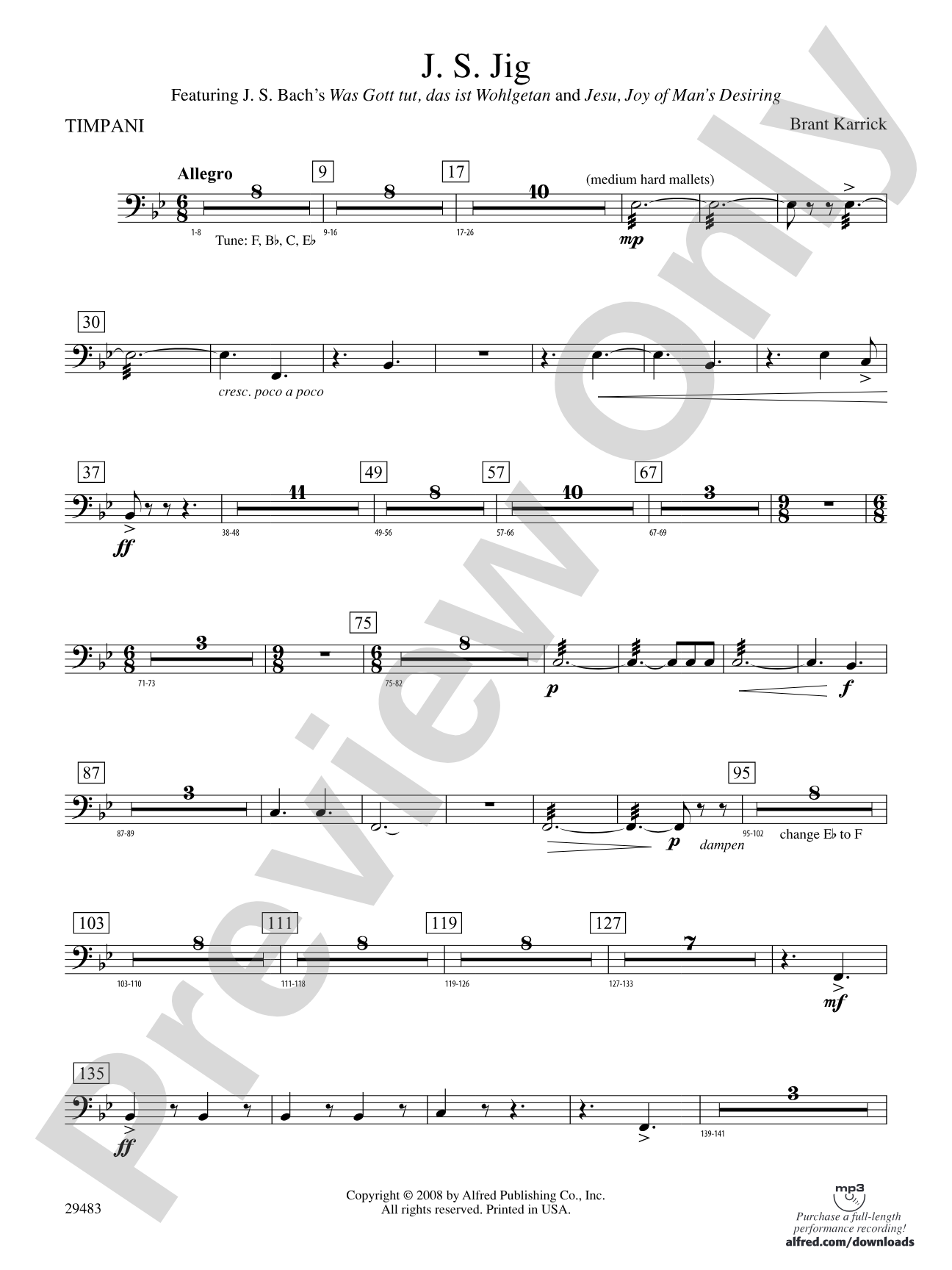 J.S. Jig: Timpani