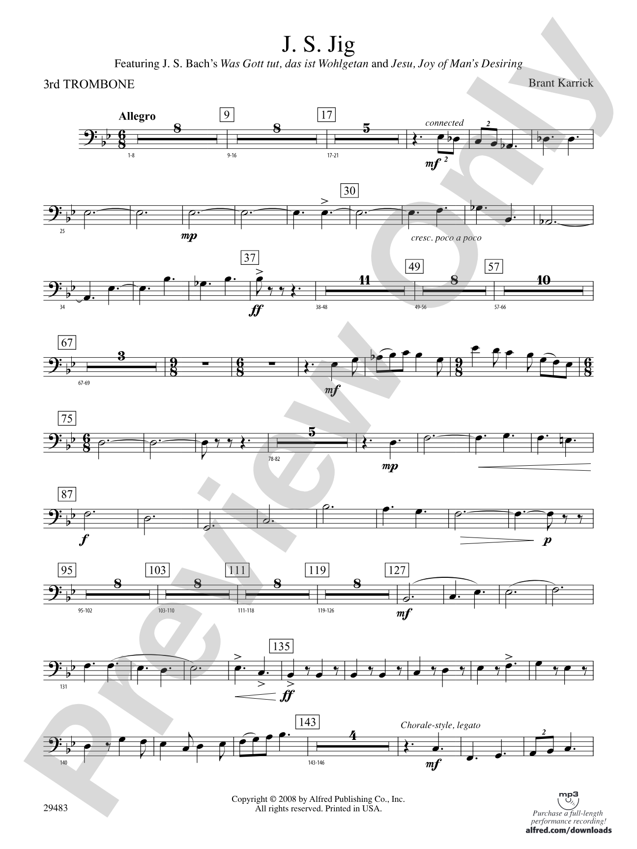 J.S. Jig: 3rd Trombone
