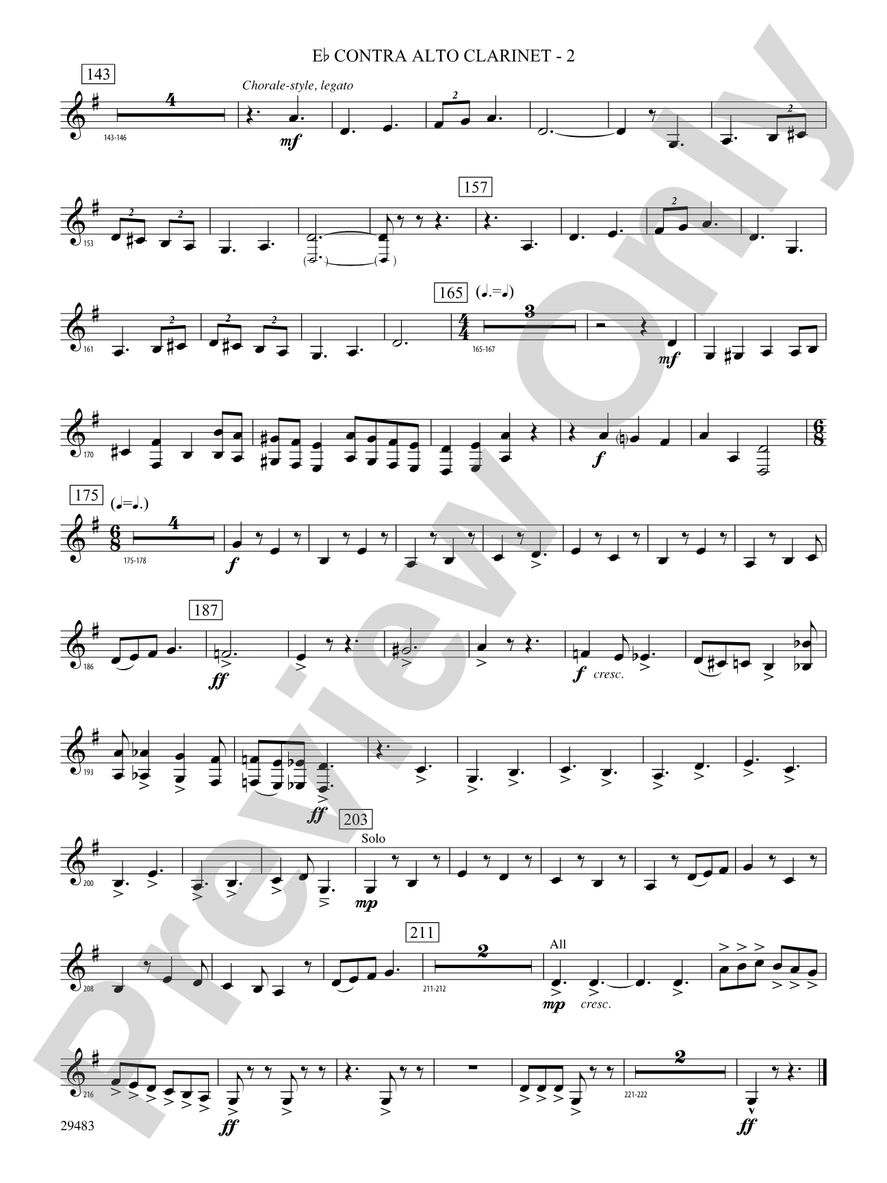 J.S. Jig: (wp) E-flat Contrabass Clarinet
