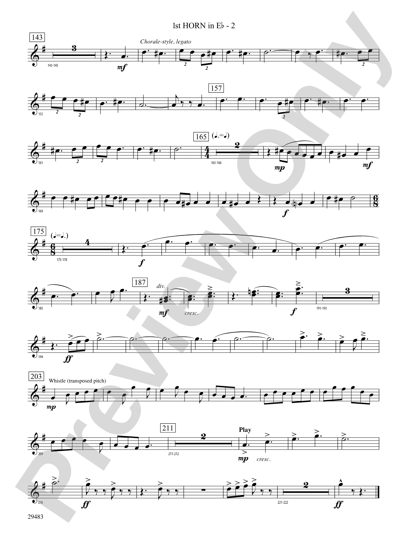J.S. Jig: (wp) 1st Horn in E-flat