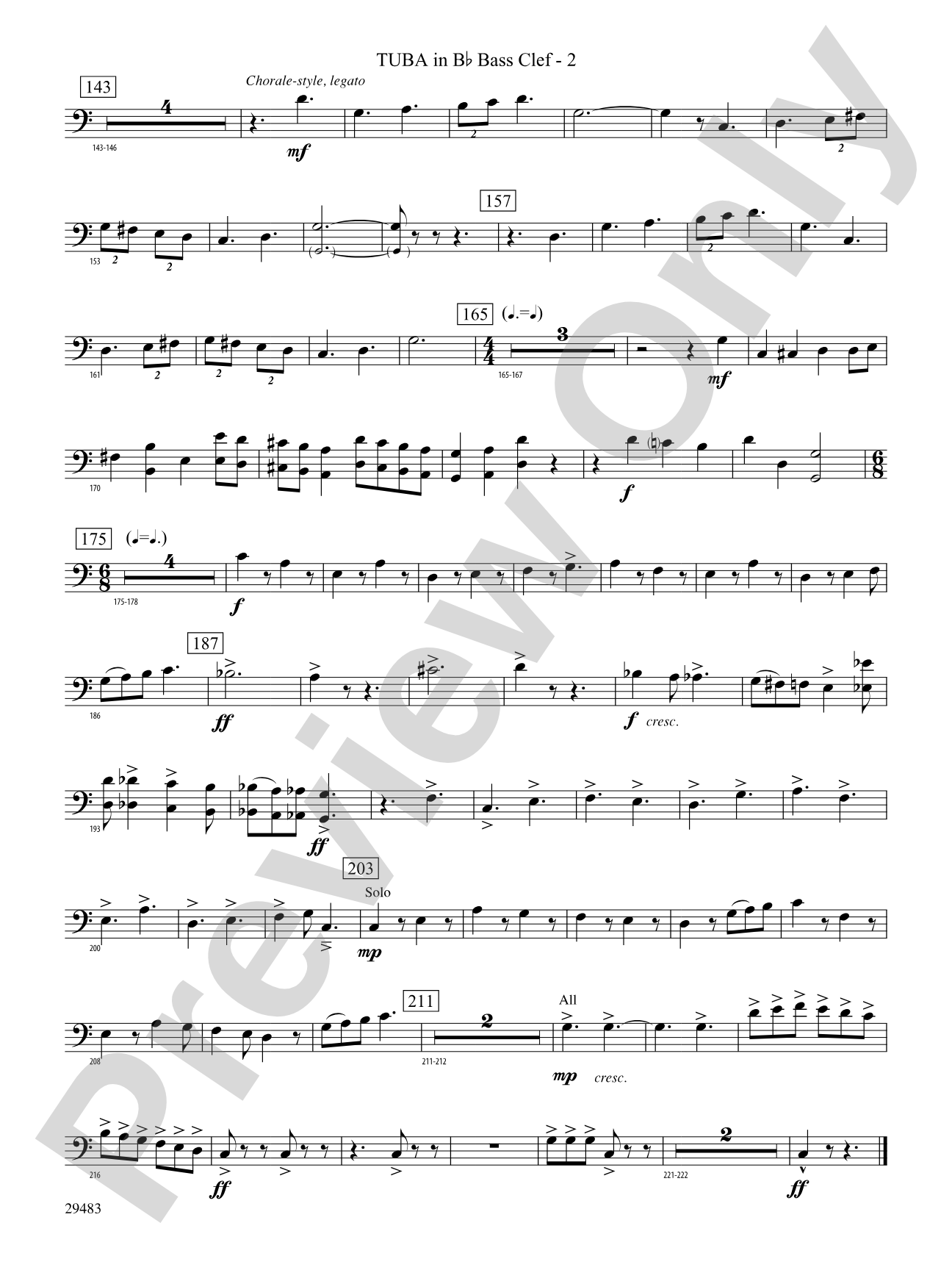 J.S. Jig: (wp) B-flat Tuba B.C.