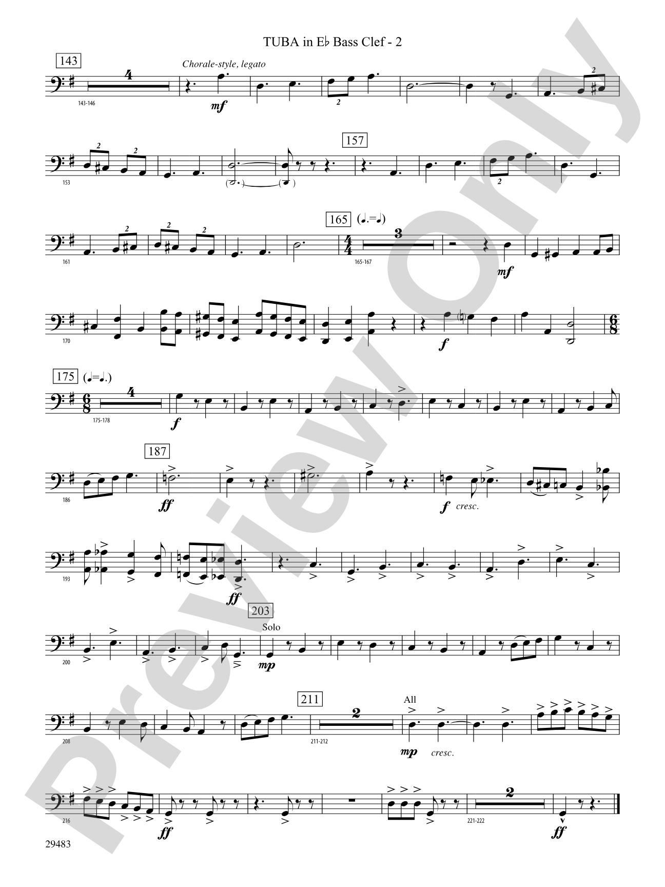 J.S. Jig: (wp) E-flat Tuba B.C.