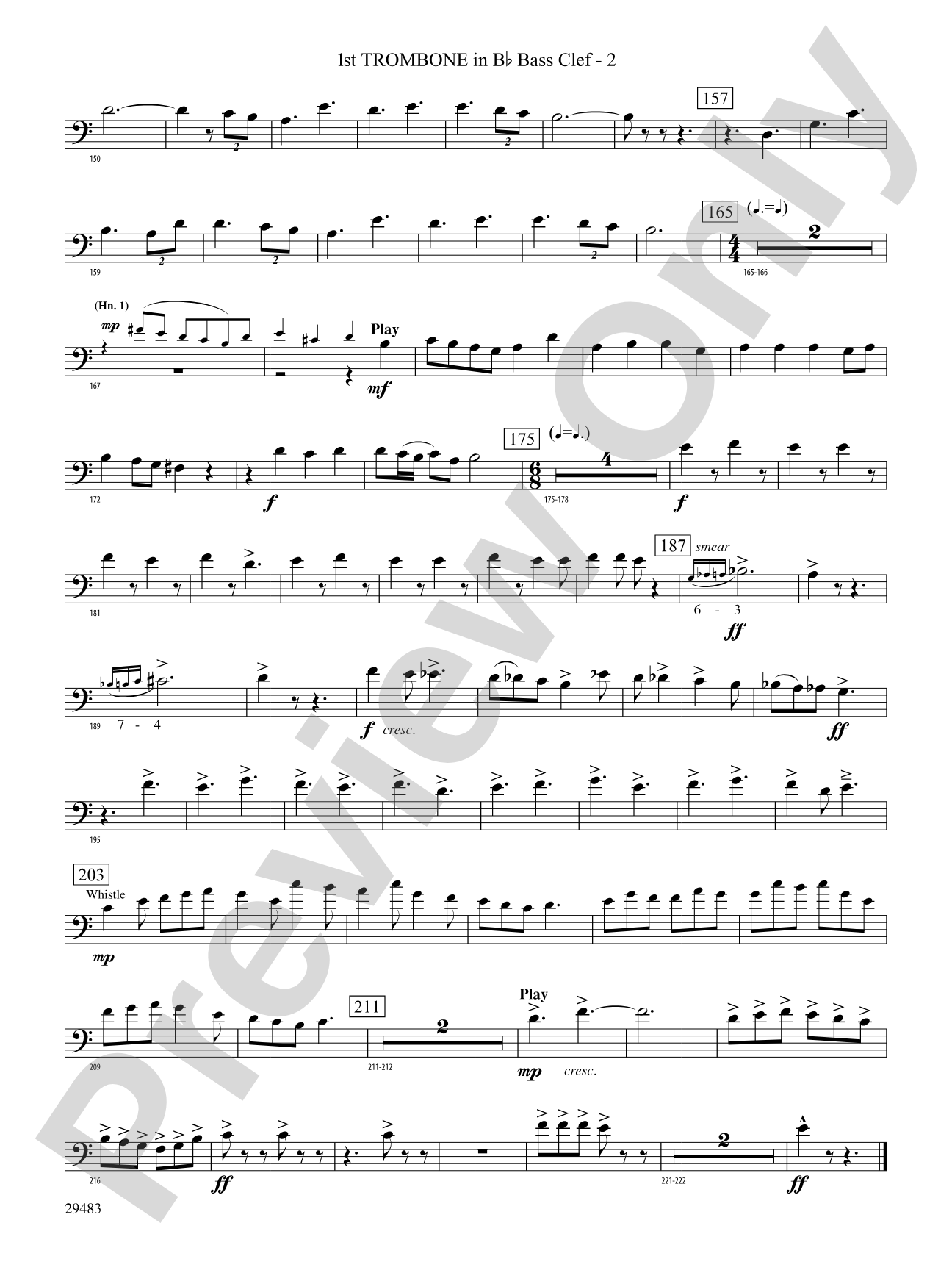 J.S. Jig: (wp) 1st B-flat Trombone B.C.