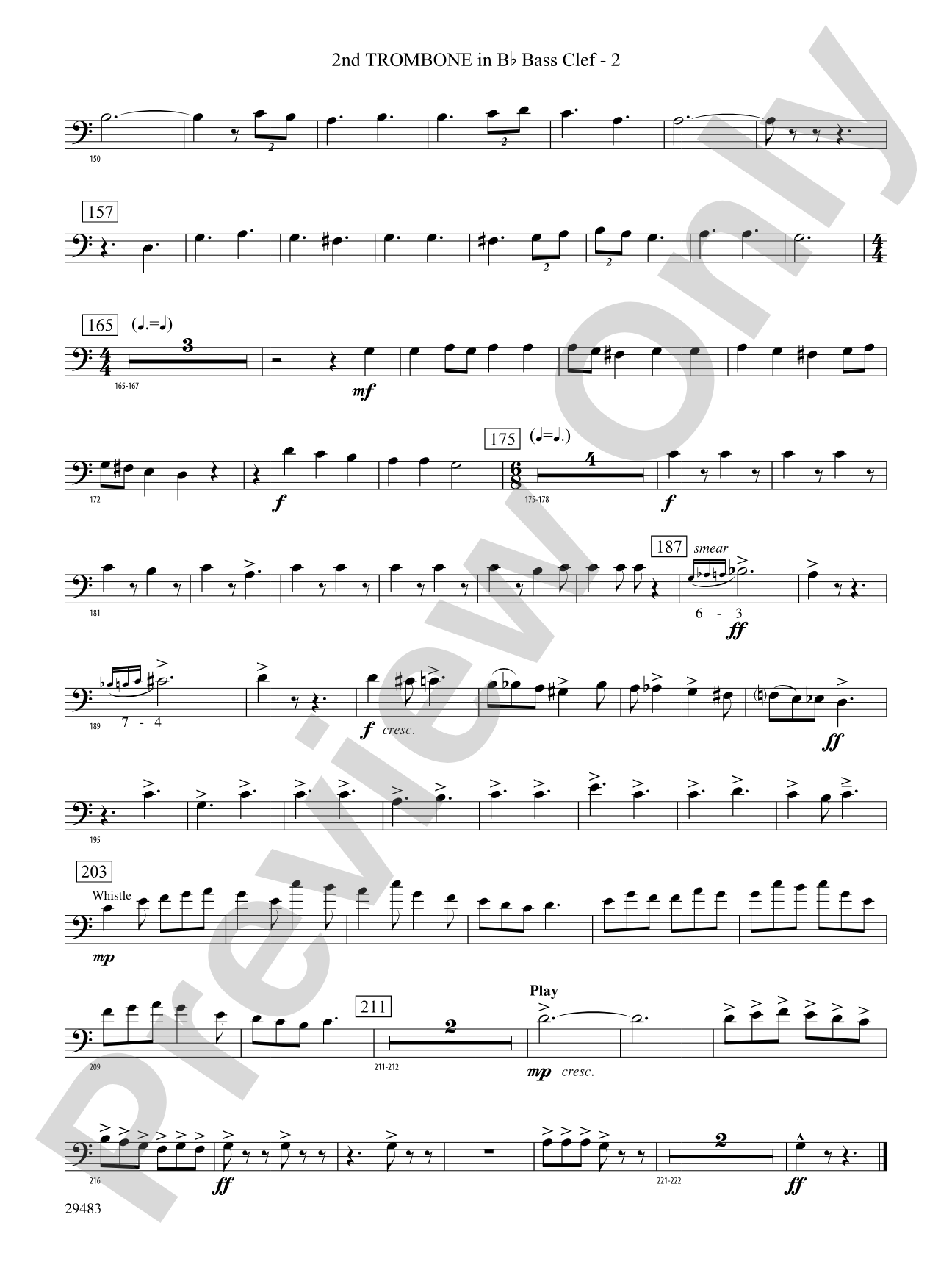 J.S. Jig: (wp) 2nd B-flat Trombone B.C.