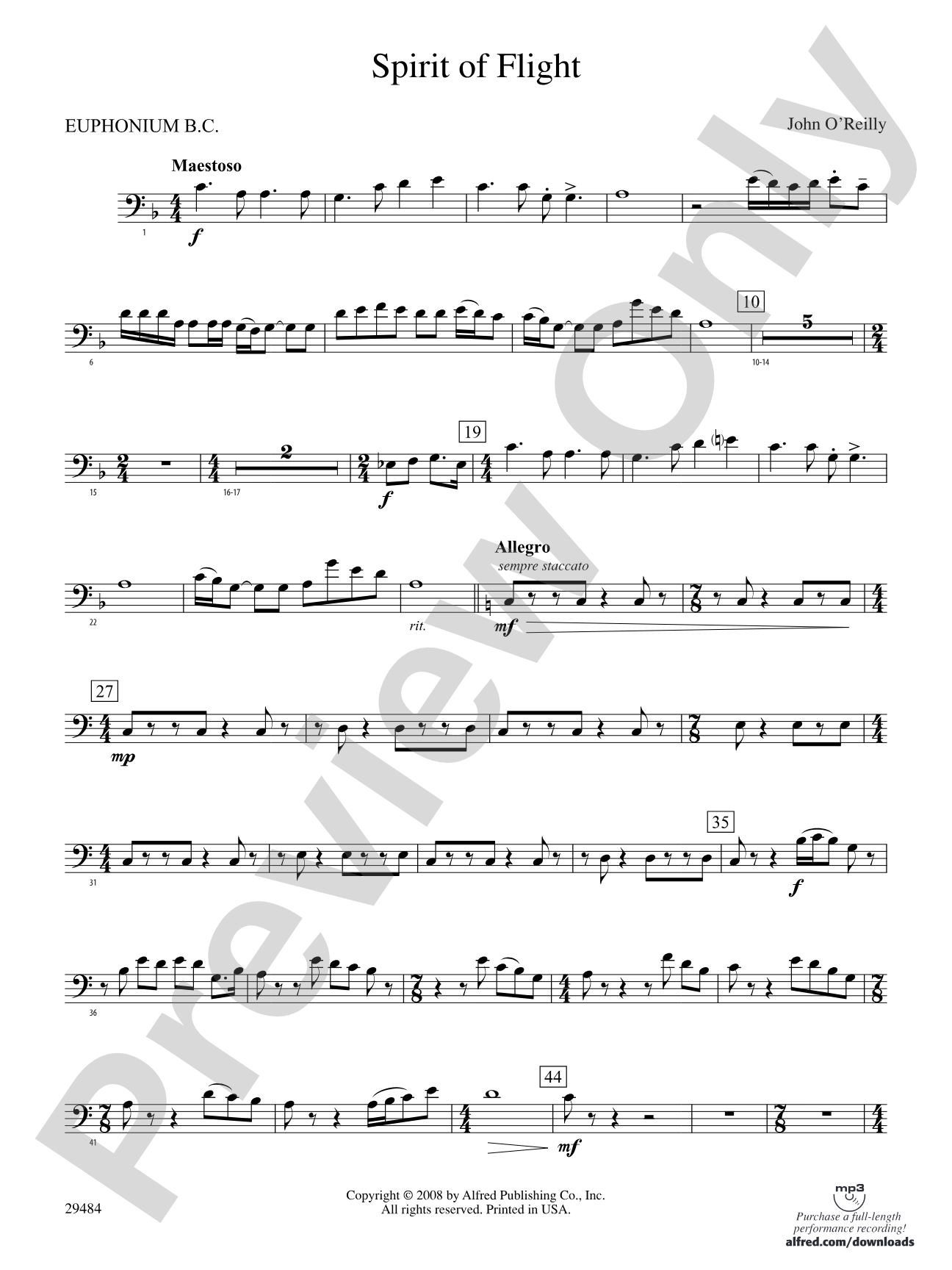 Spirit of Flight: Baritone B.C.