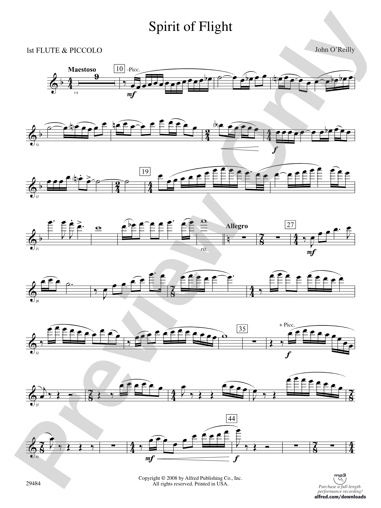 Spirit of Flight: Flute