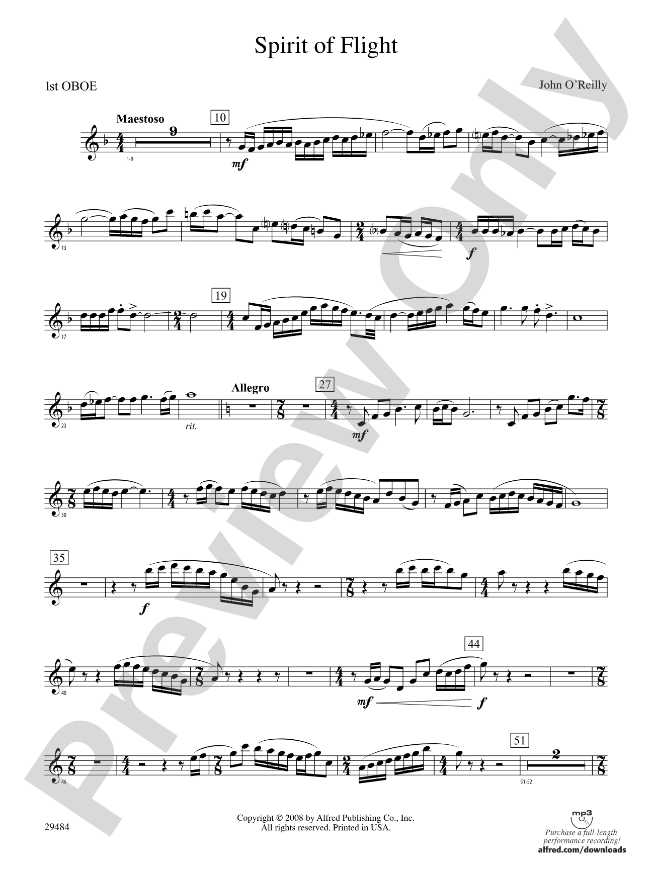 Spirit of Flight: Oboe