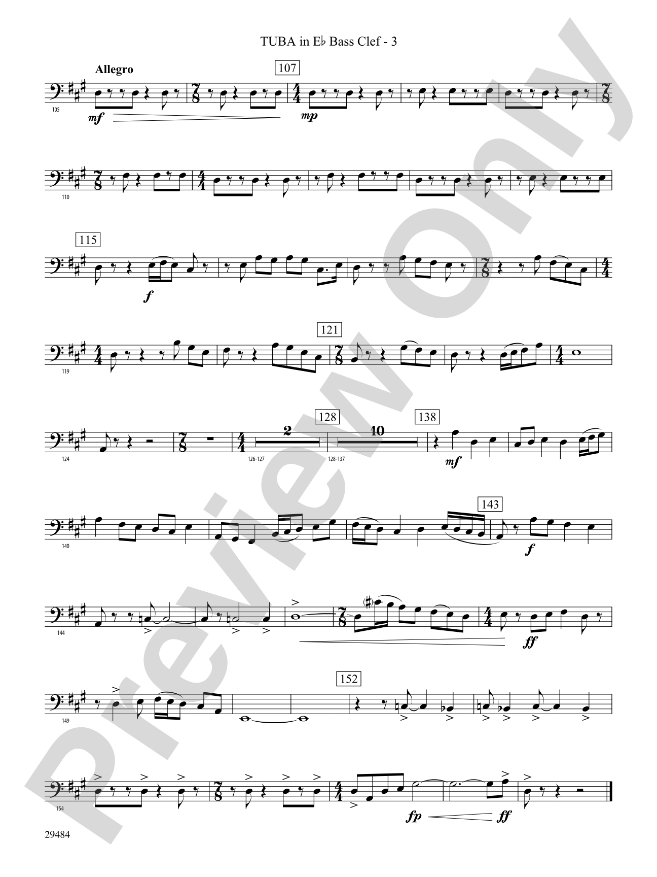 Spirit of Flight: (wp) E-flat Tuba B.C.