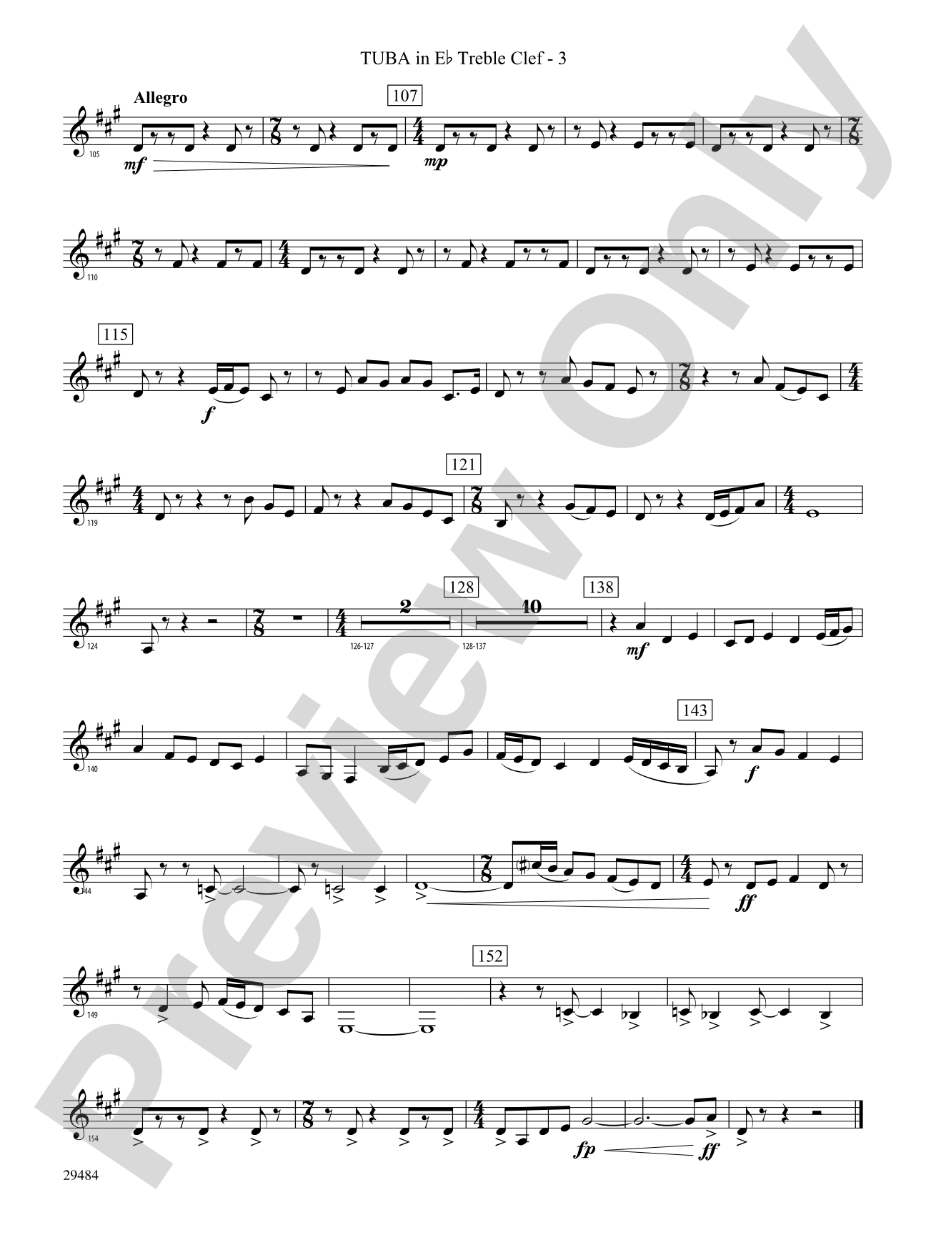Spirit of Flight: (wp) E-flat Tuba T.C.