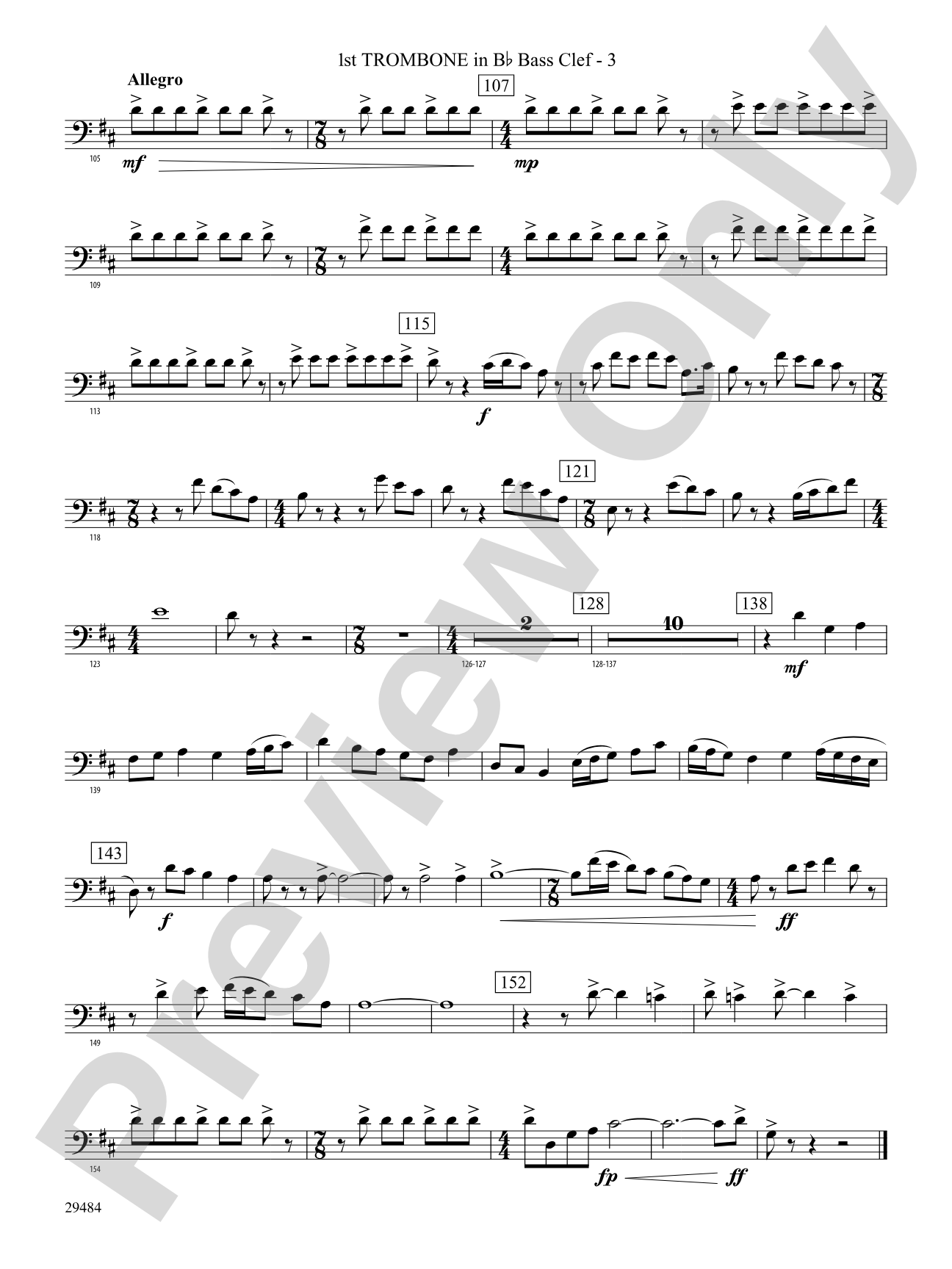 Spirit of Flight: (wp) 1st B-flat Trombone B.C.