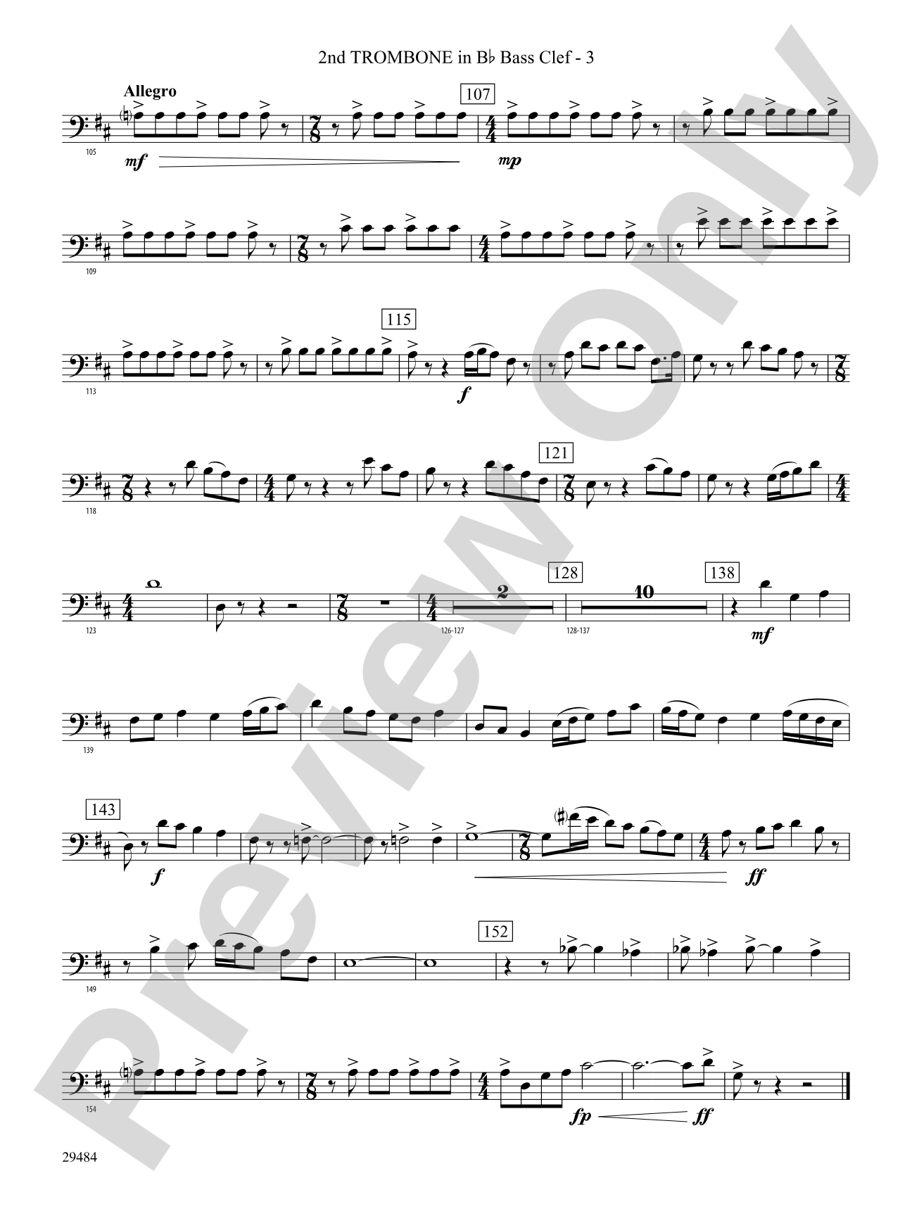 Spirit of Flight: (wp) 2nd B-flat Trombone B.C.