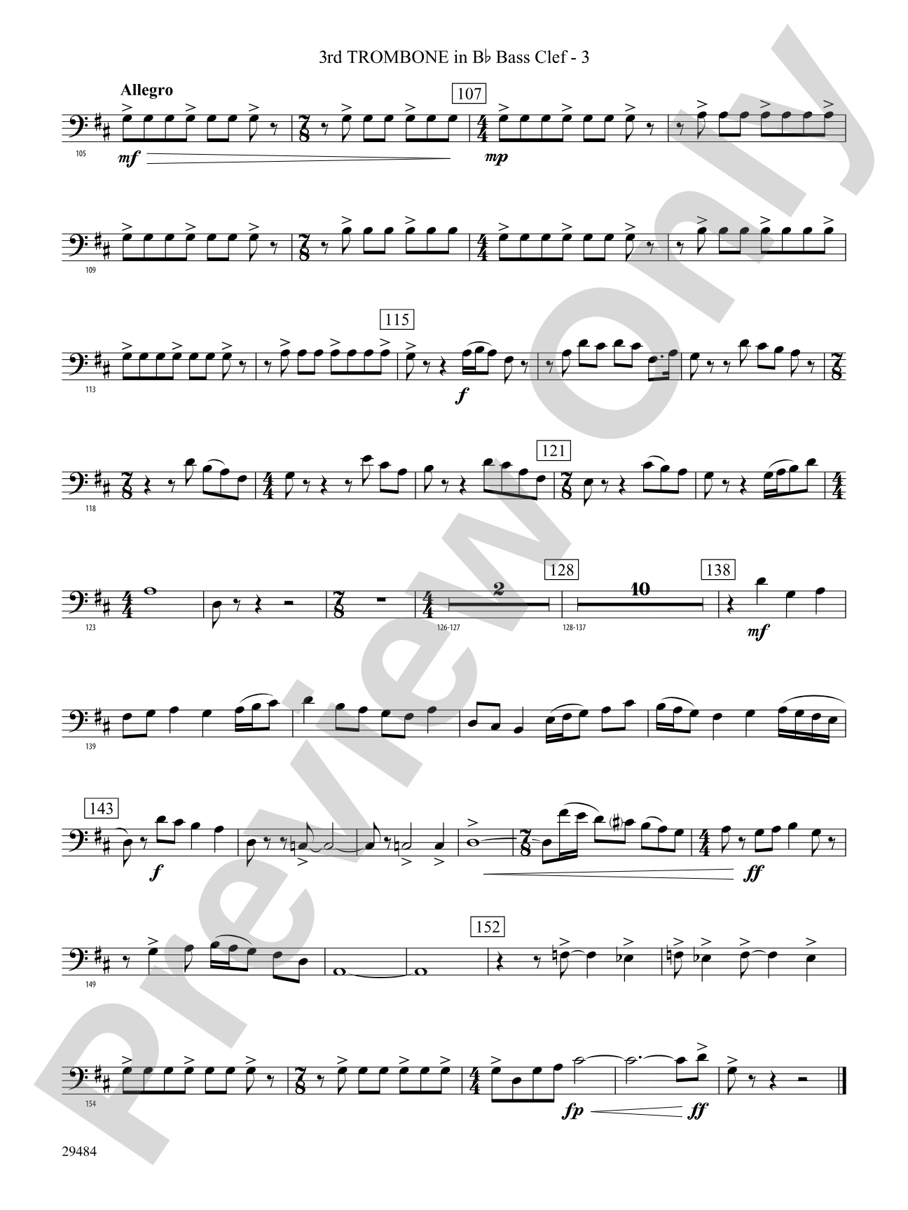 Spirit of Flight: (wp) 3rd B-flat Trombone B.C.
