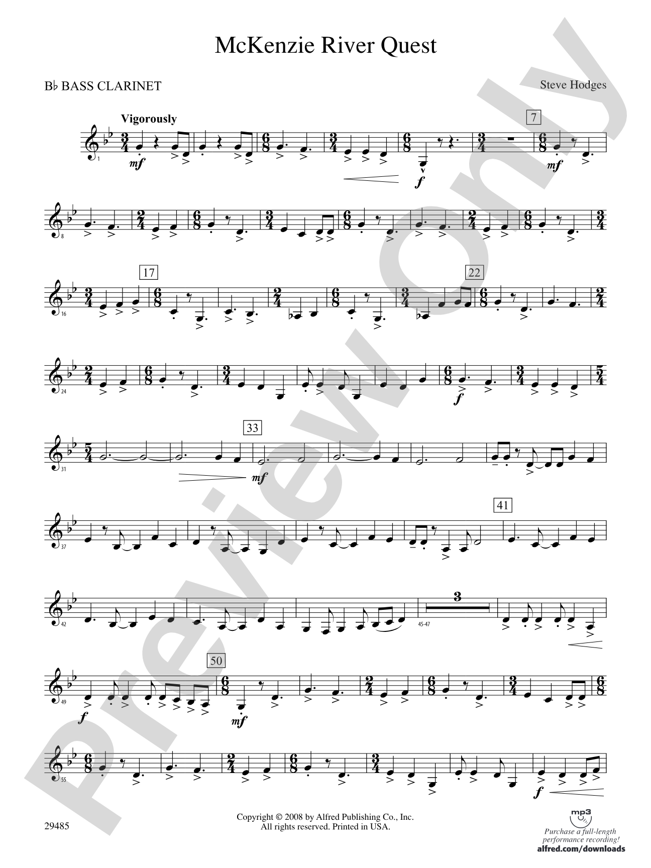 McKenzie River Quest: B-flat Bass Clarinet