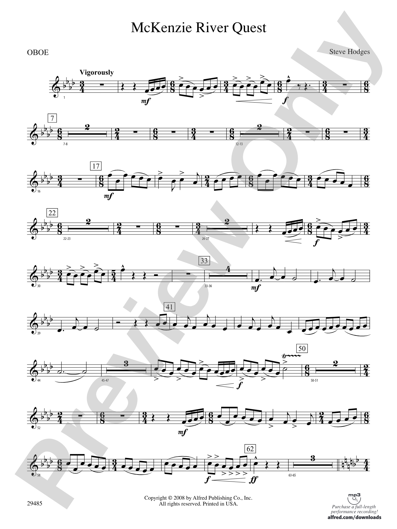 McKenzie River Quest: Oboe