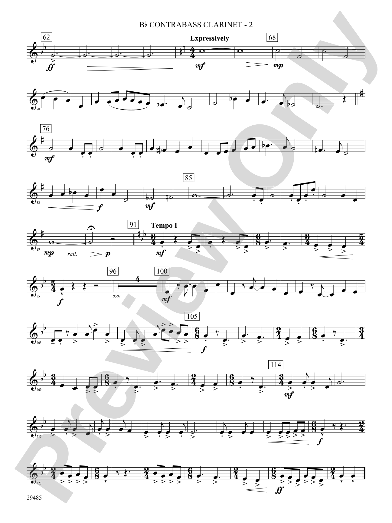 McKenzie River Quest: (wp) B-flat Contrabass Clarinet