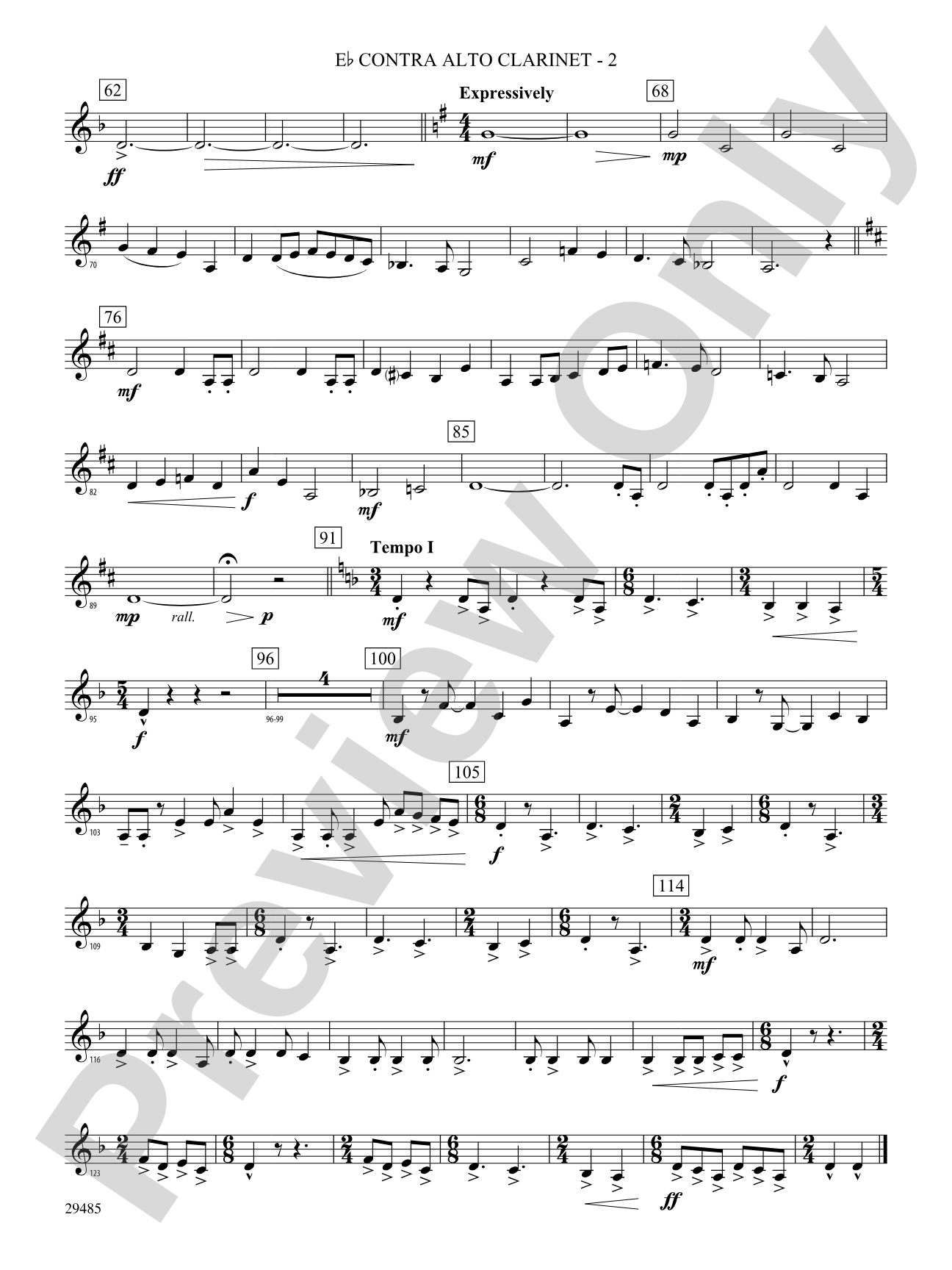 McKenzie River Quest: (wp) E-flat Contrabass Clarinet