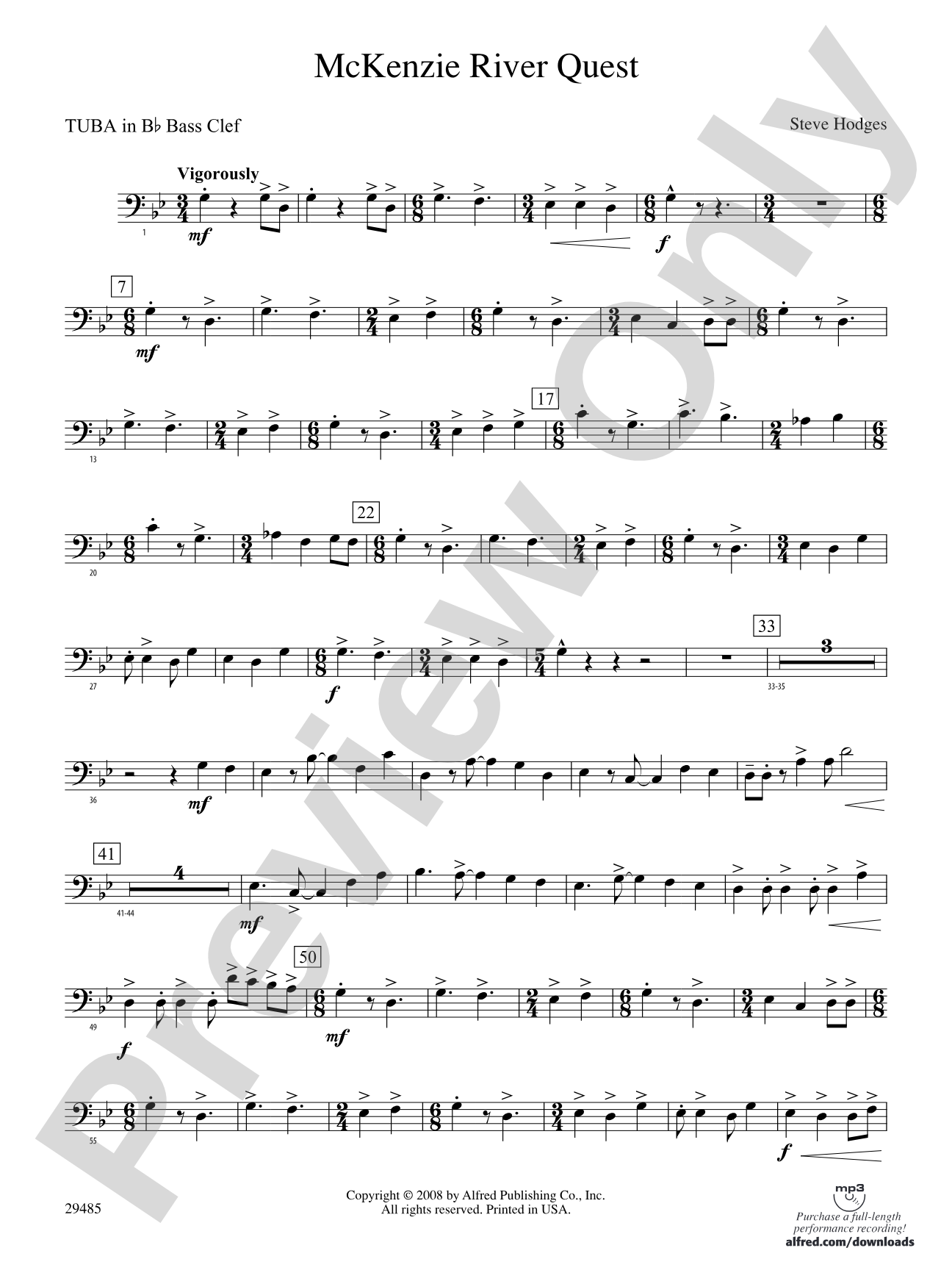 McKenzie River Quest: (wp) B-flat Tuba B.C.