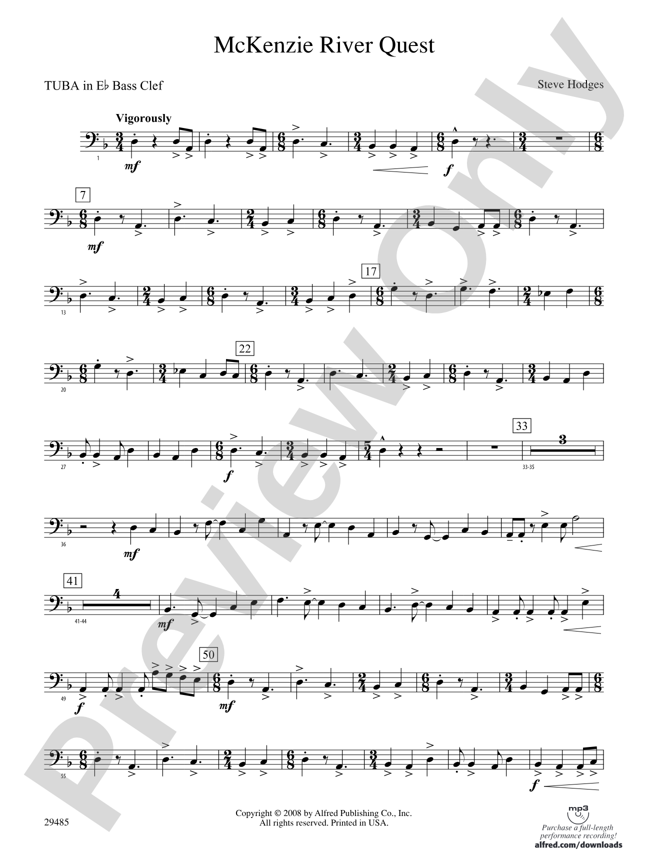 McKenzie River Quest: (wp) E-flat Tuba B.C.