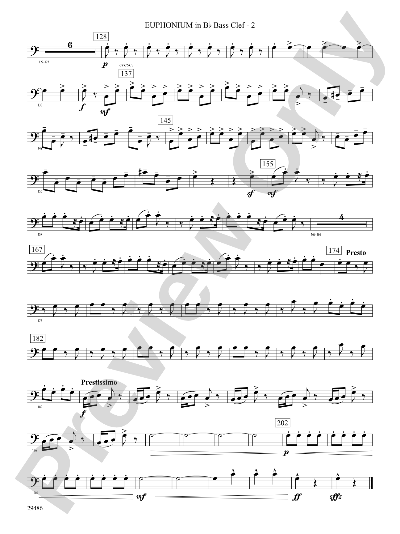 Polka from The Bartered Bride: (wp) B-flat Baritone B.C.