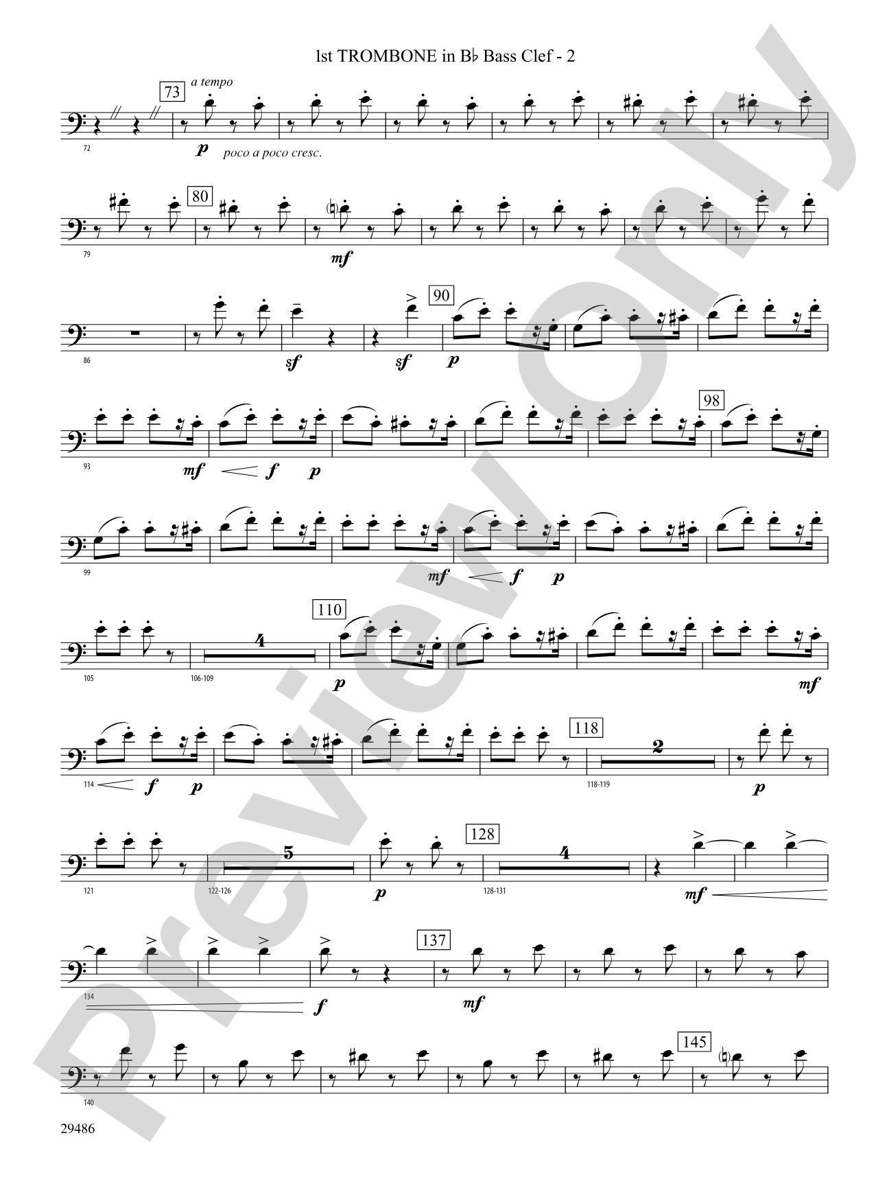 Polka from The Bartered Bride: (wp) 1st B-flat Trombone B.C.
