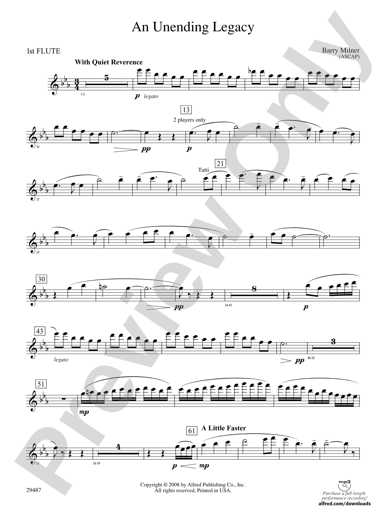 An Unending Legacy: Flute