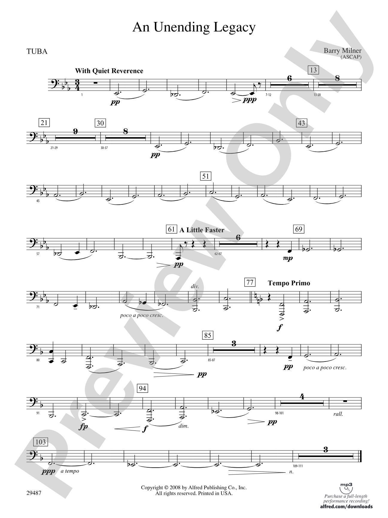 An Unending Legacy: Tuba