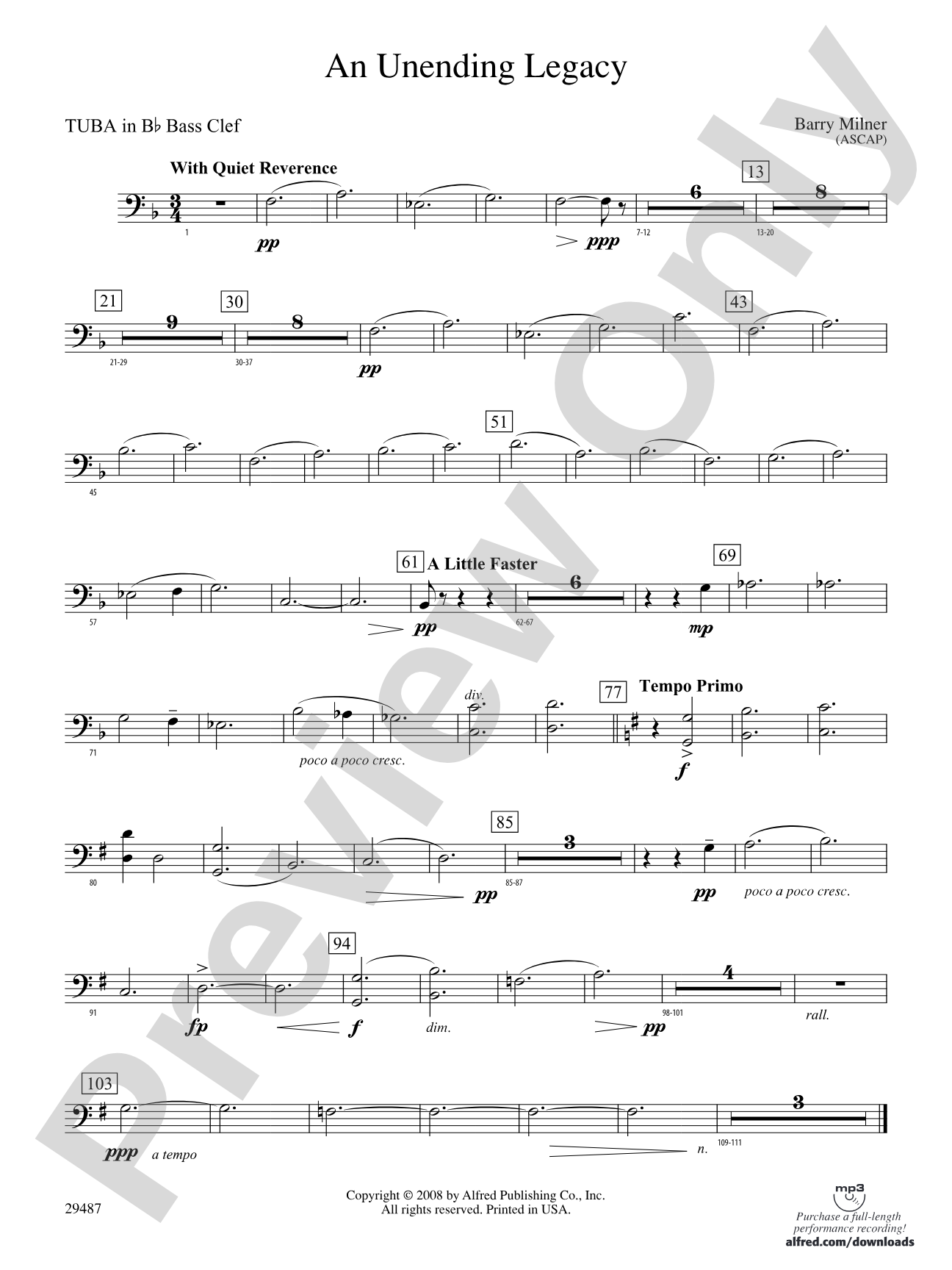 An Unending Legacy: (wp) B-flat Tuba B.C.
