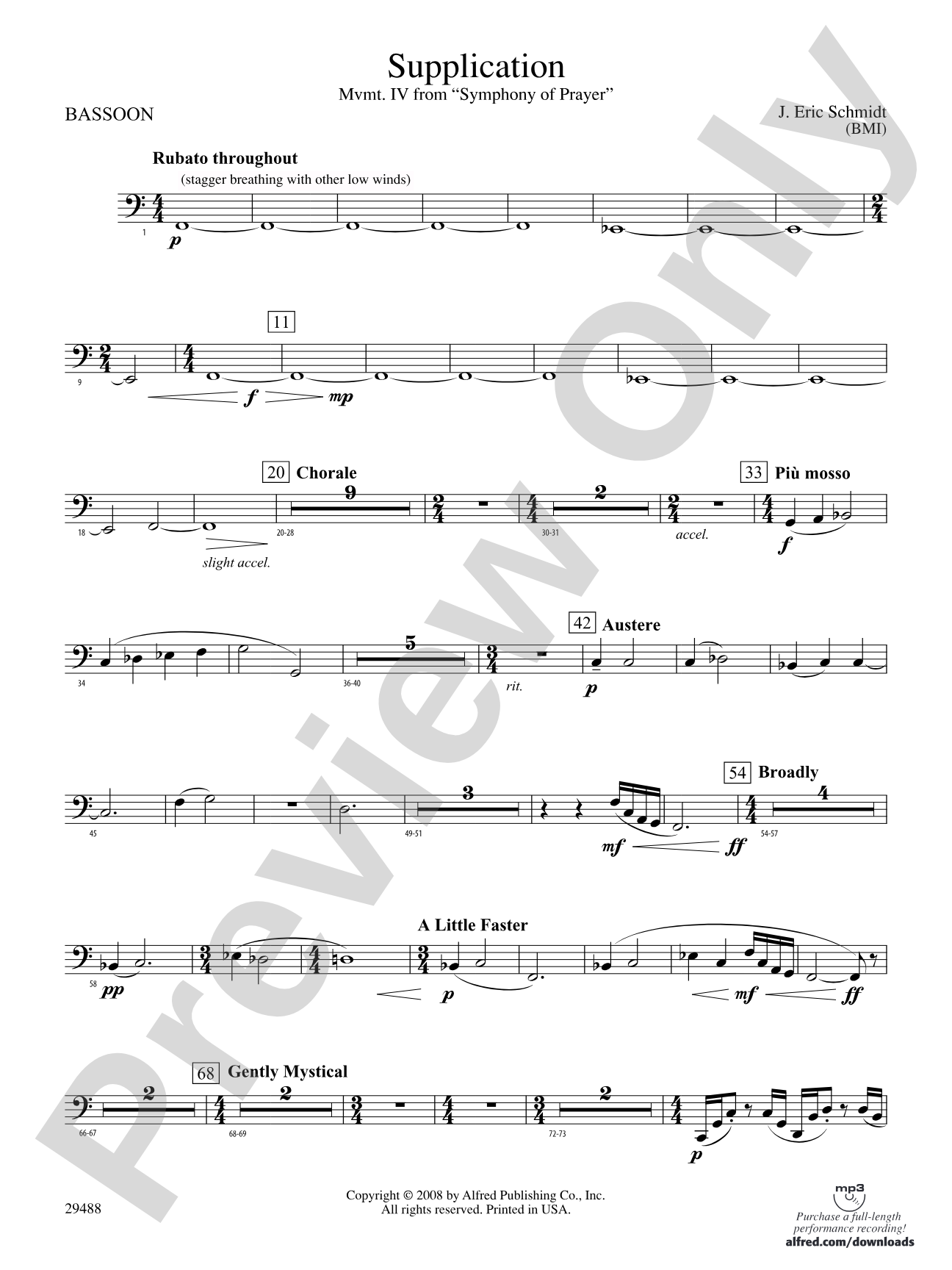 Supplication: Bassoon
