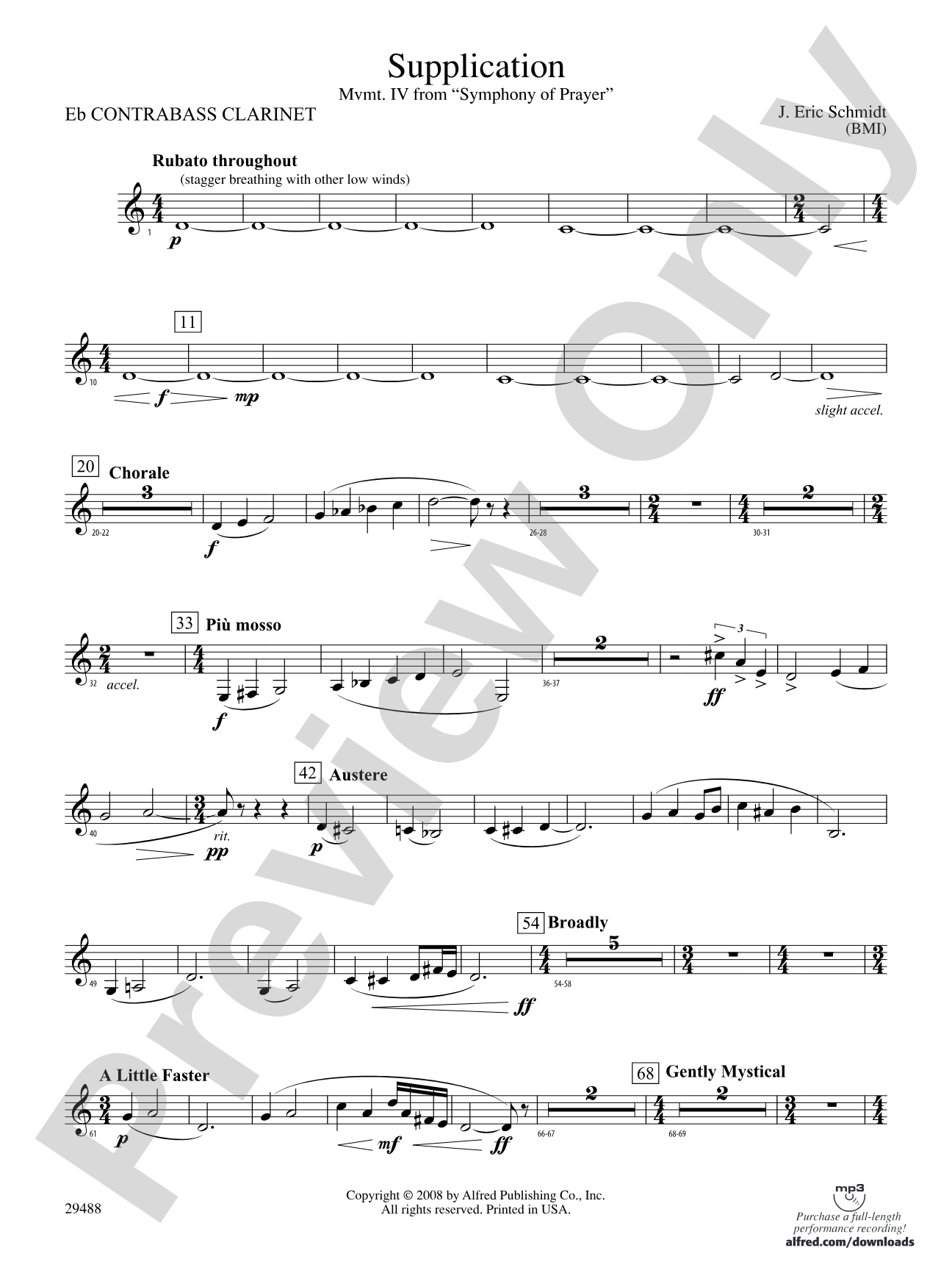 Supplication: E-flat Contrabass Clarinet