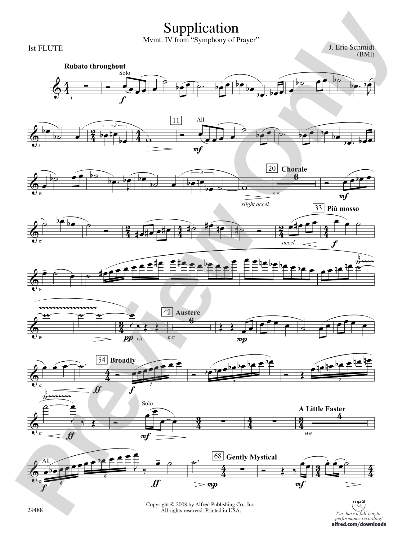 Supplication: Flute