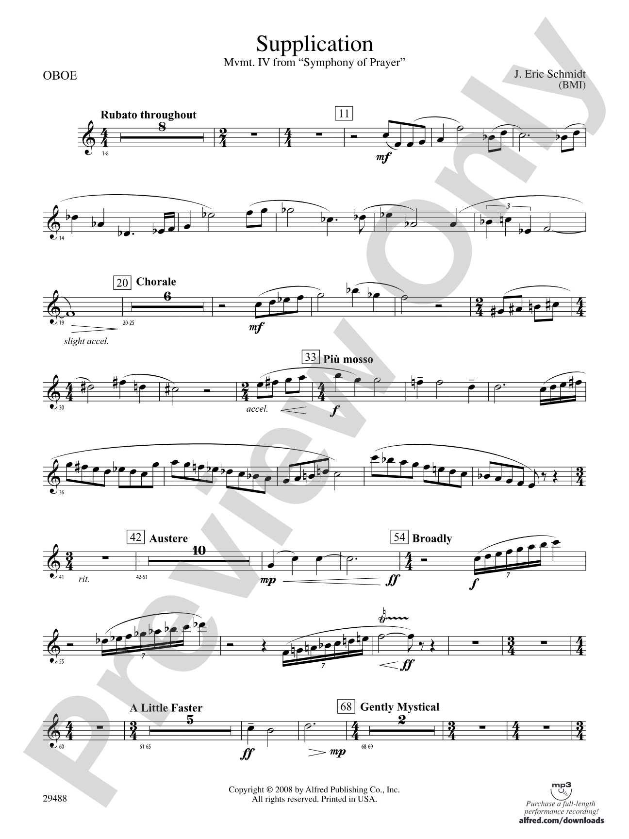 Supplication: Oboe