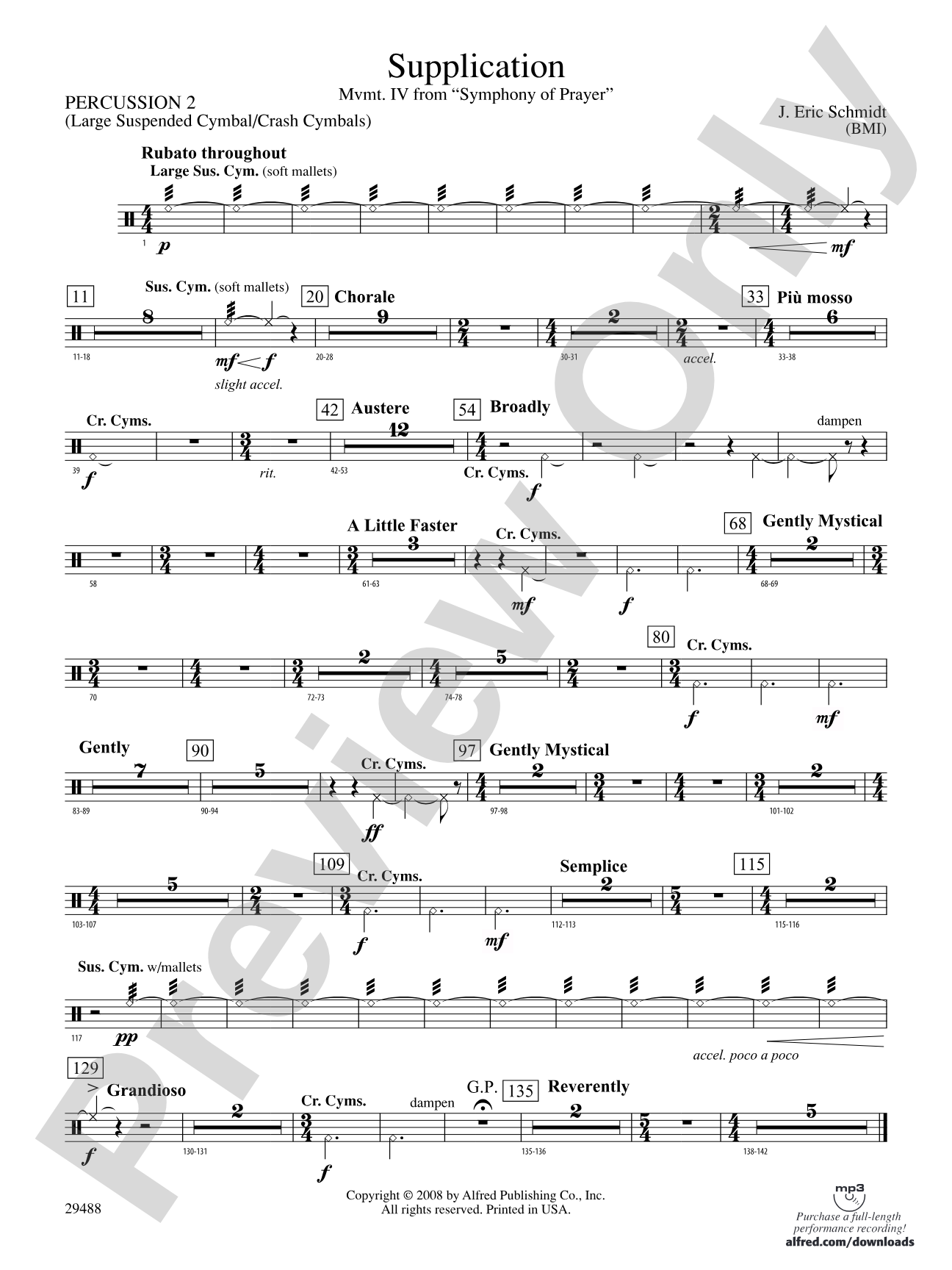 Supplication: 2nd Percussion