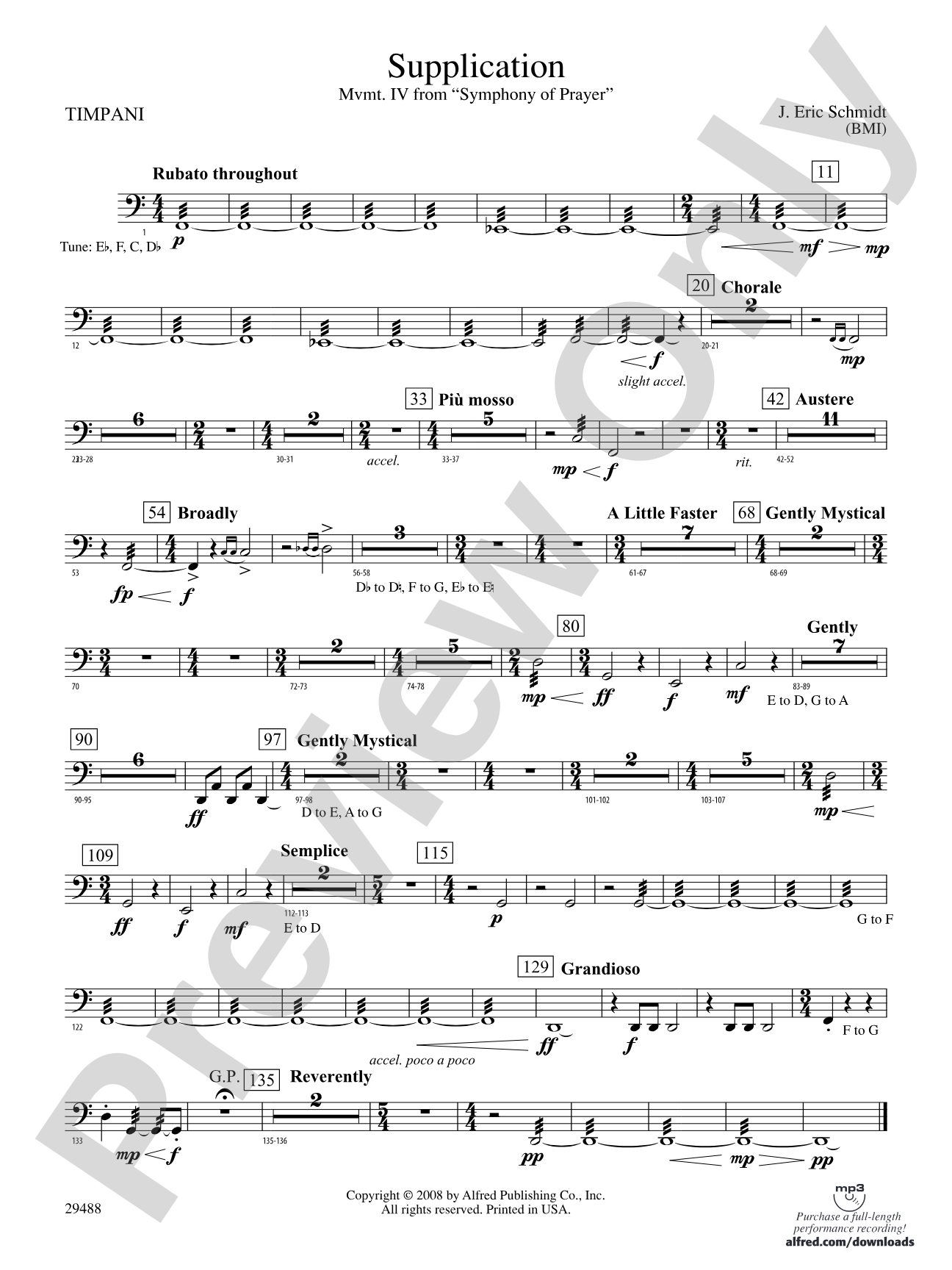 Supplication: Timpani