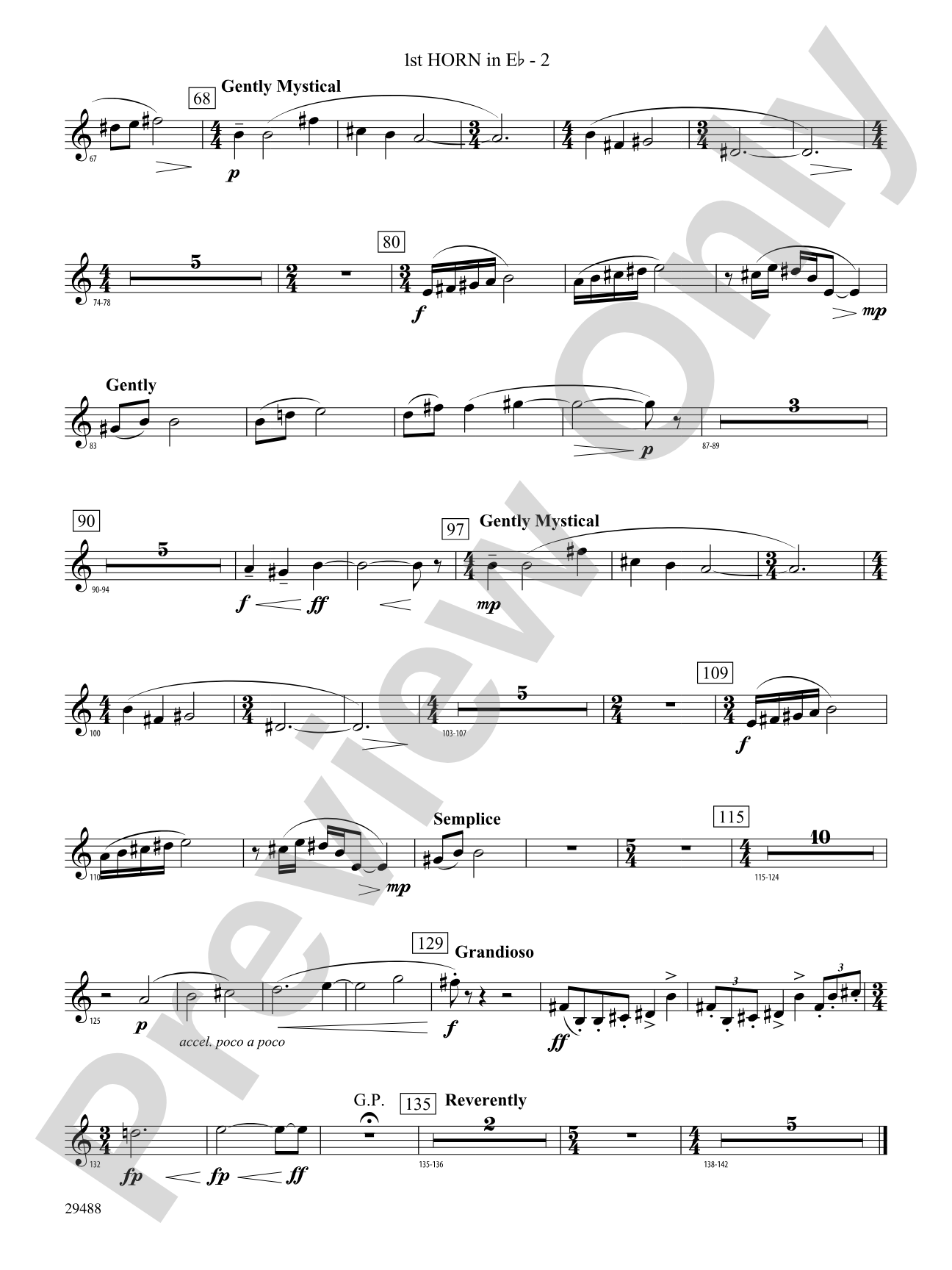 Supplication: (wp) 1st Horn in E-flat