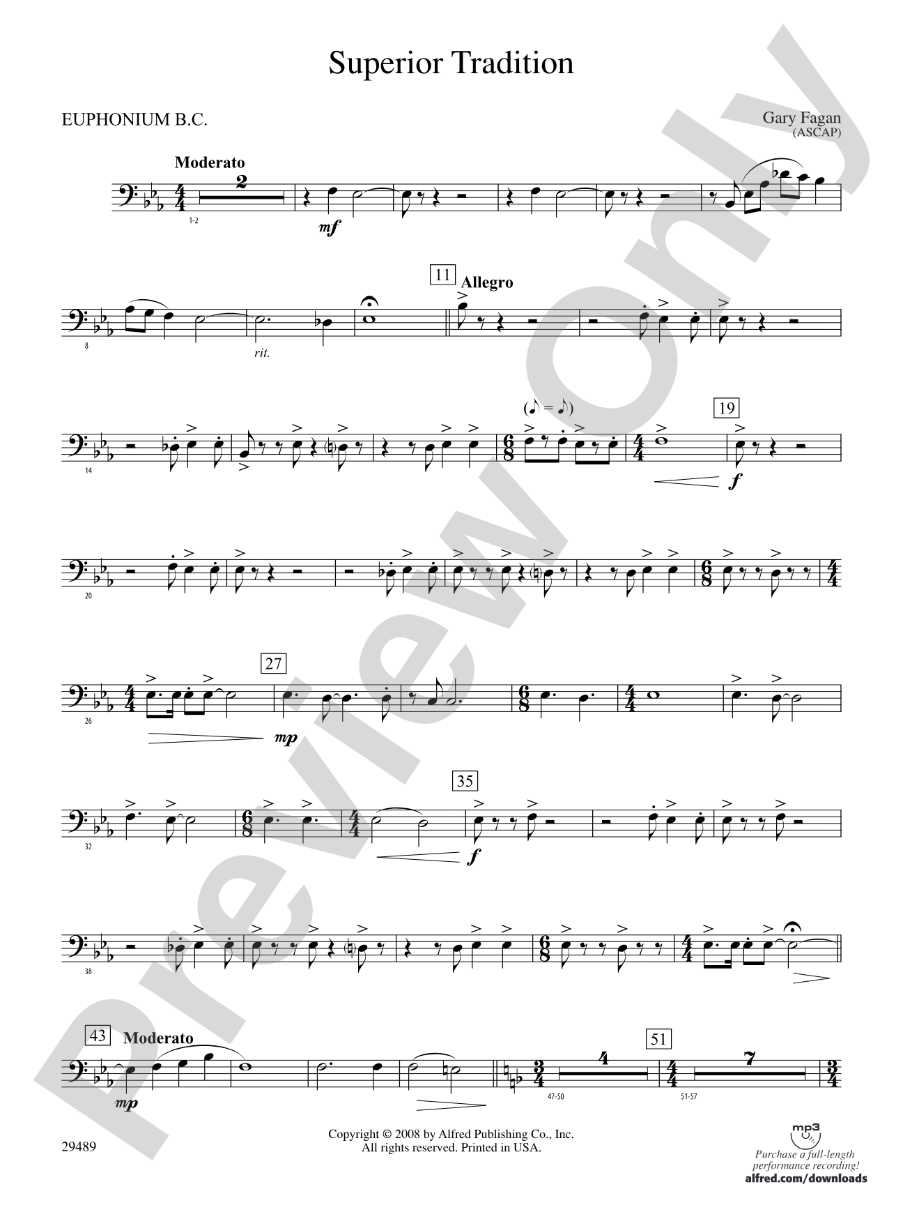 Superior Tradition: Baritone B.C.