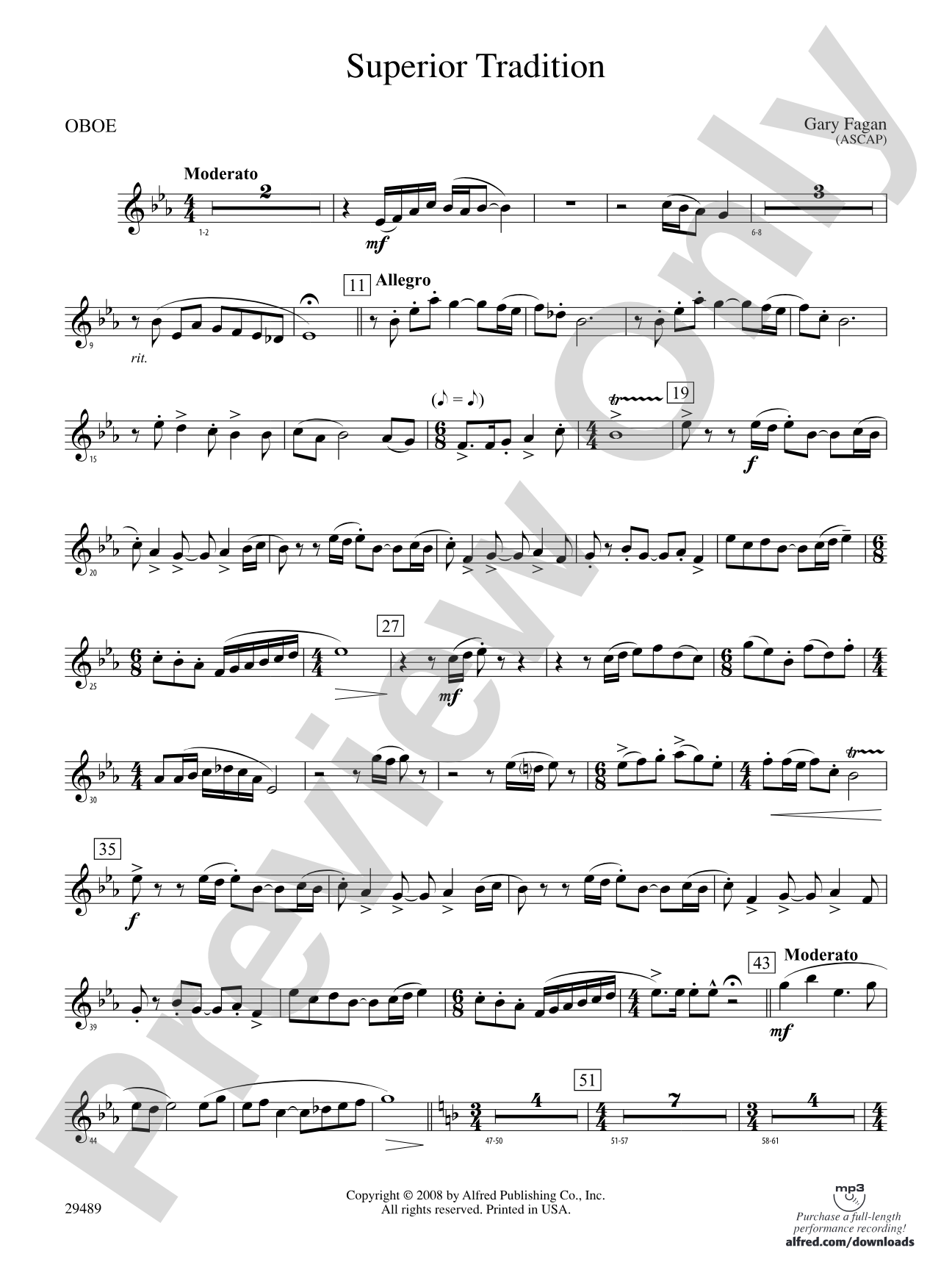 Superior Tradition: Oboe