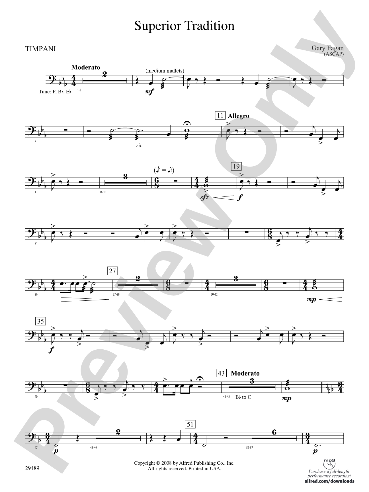 Superior Tradition: Timpani