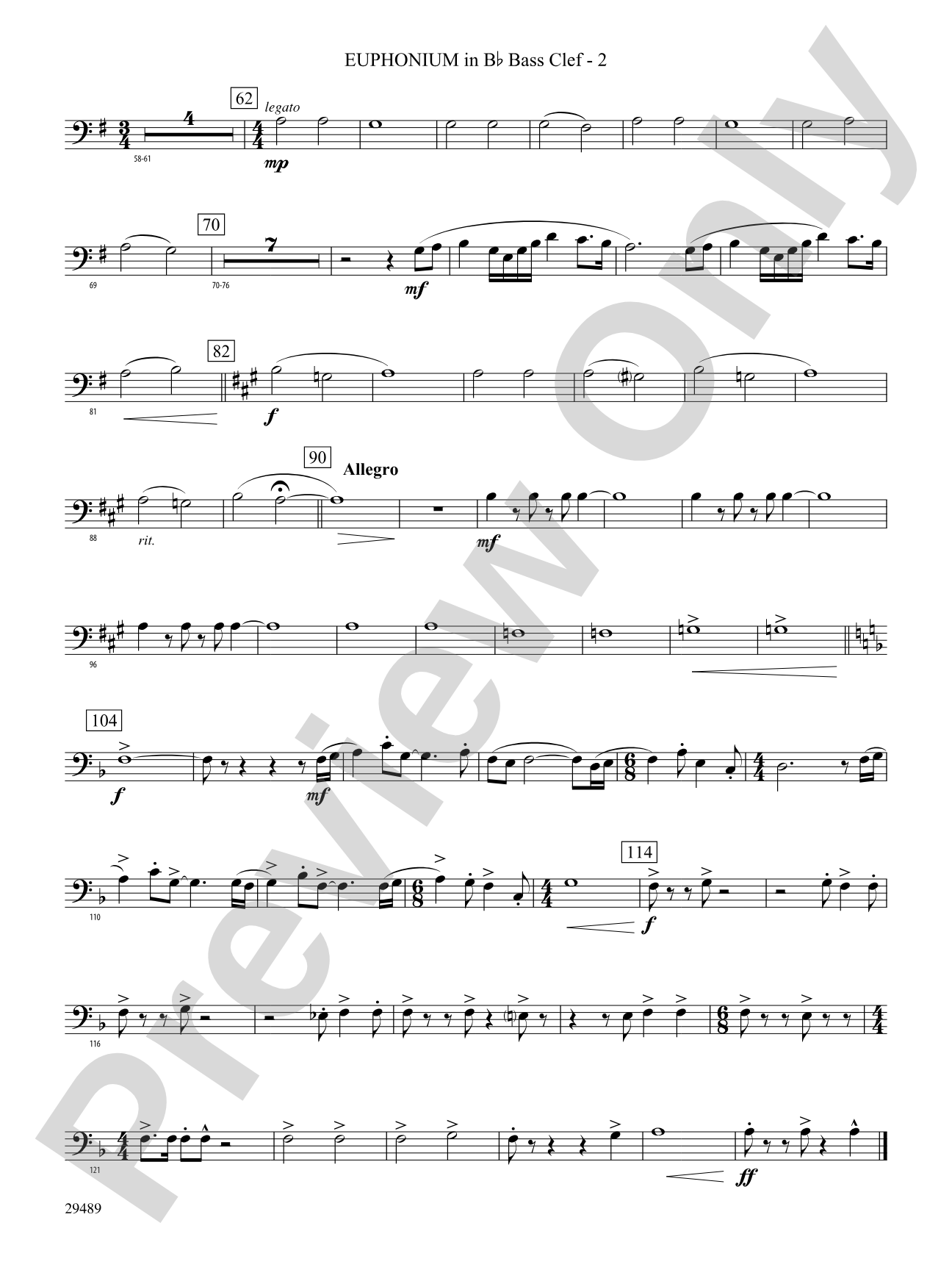 Superior Tradition: (wp) B-flat Baritone B.C.