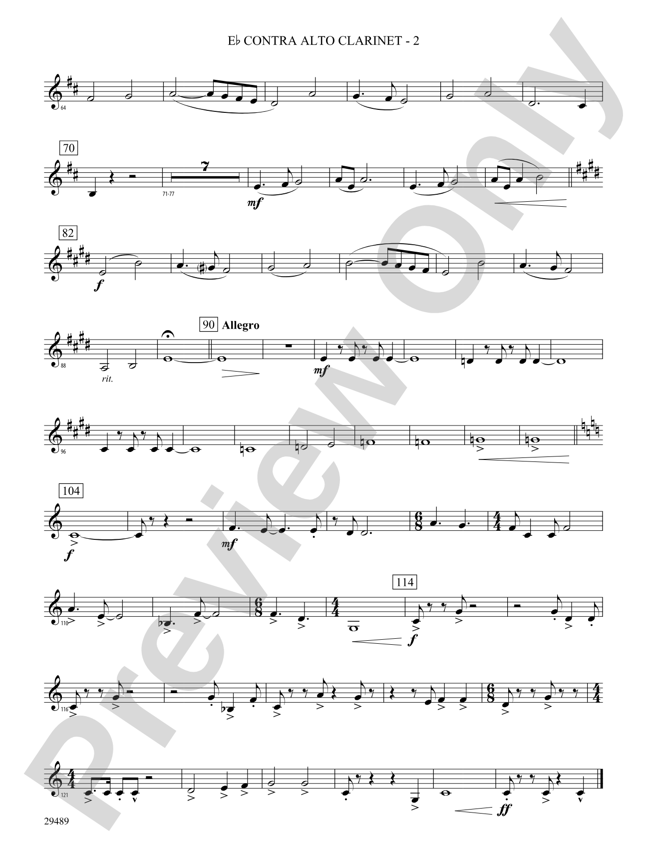 Superior Tradition: (wp) E-flat Contrabass Clarinet