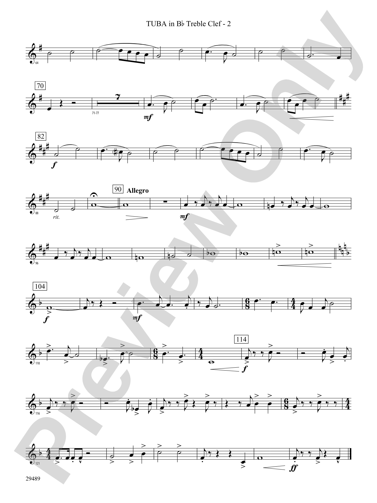 Superior Tradition: (wp) B-flat Tuba T.C.