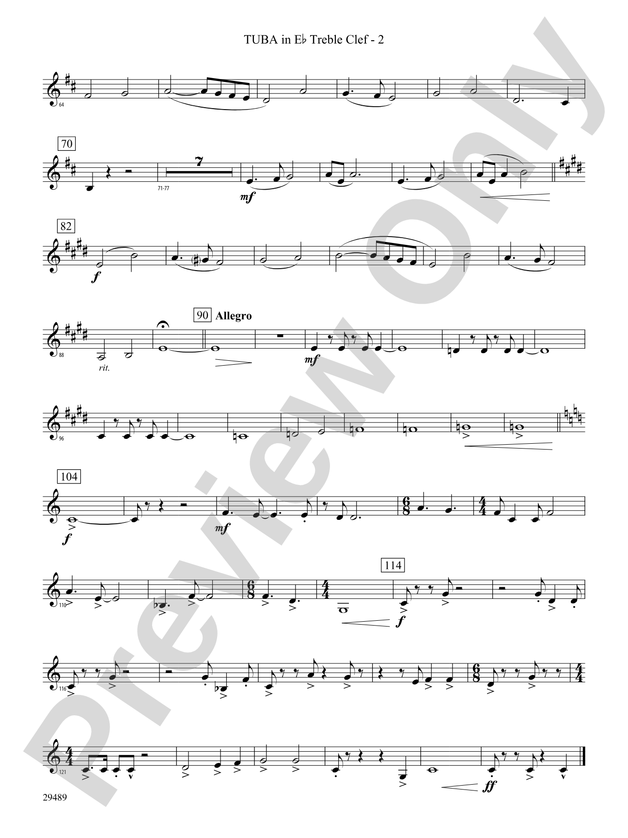Superior Tradition: (wp) E-flat Tuba T.C.