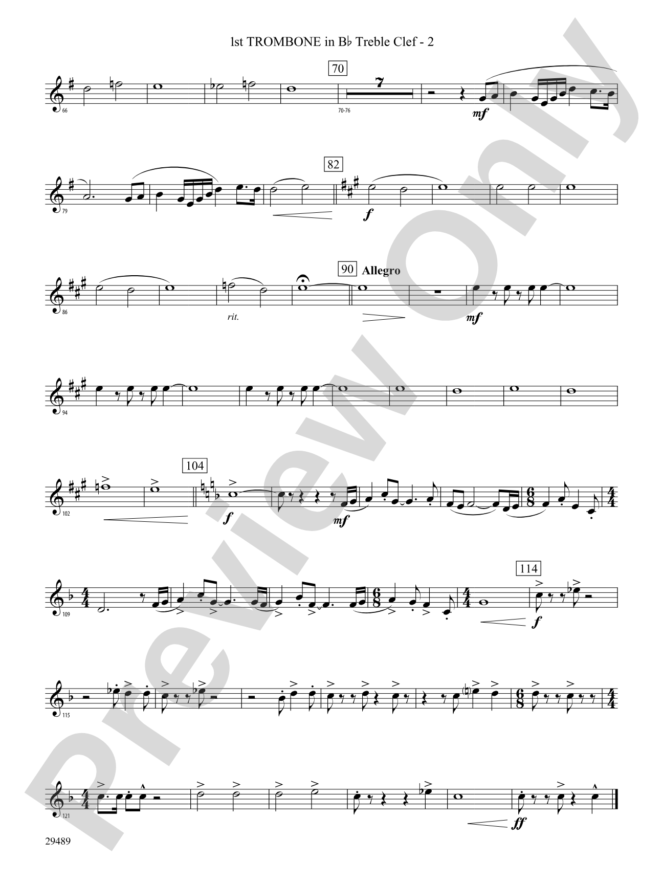 Superior Tradition: (wp) 1st B-flat Trombone T.C.
