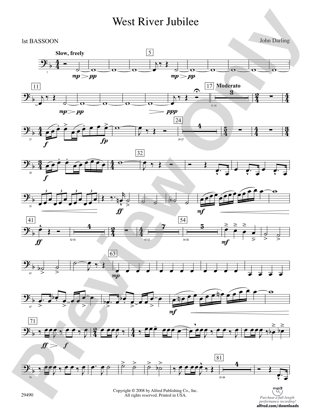 West River Jubilee: Bassoon