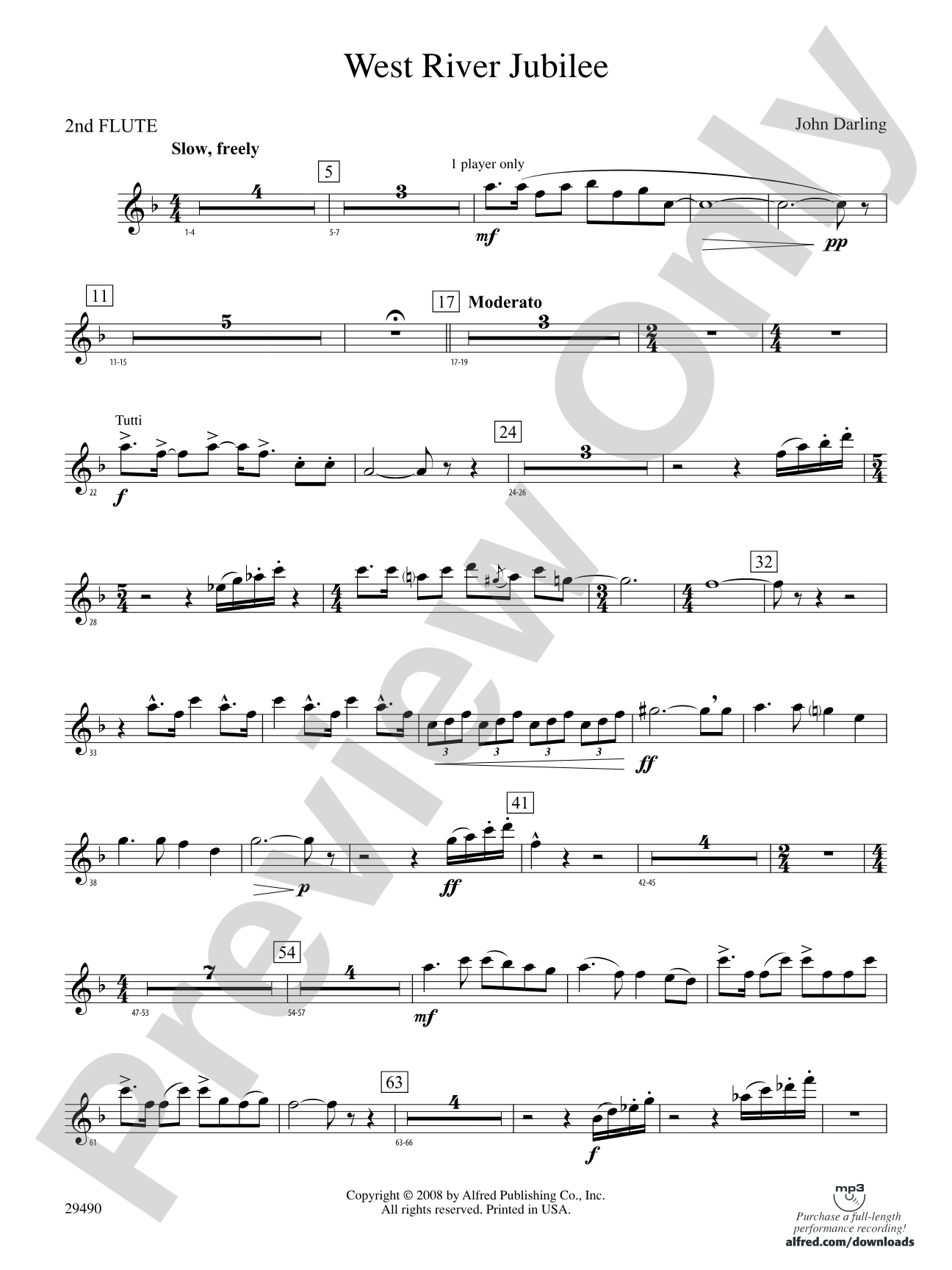 West River Jubilee: 2nd Flute
