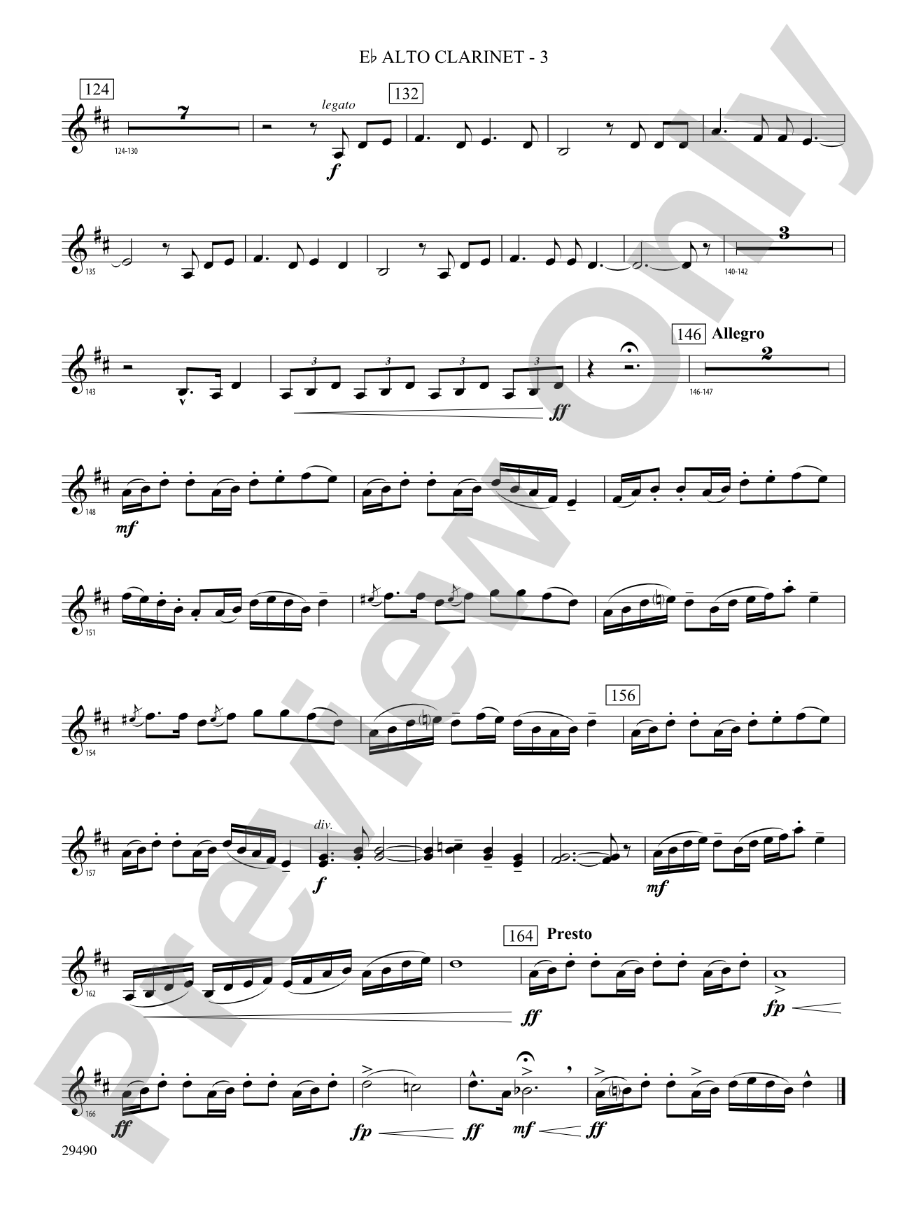 West River Jubilee: (wp) E-flat Alto Clarinet
