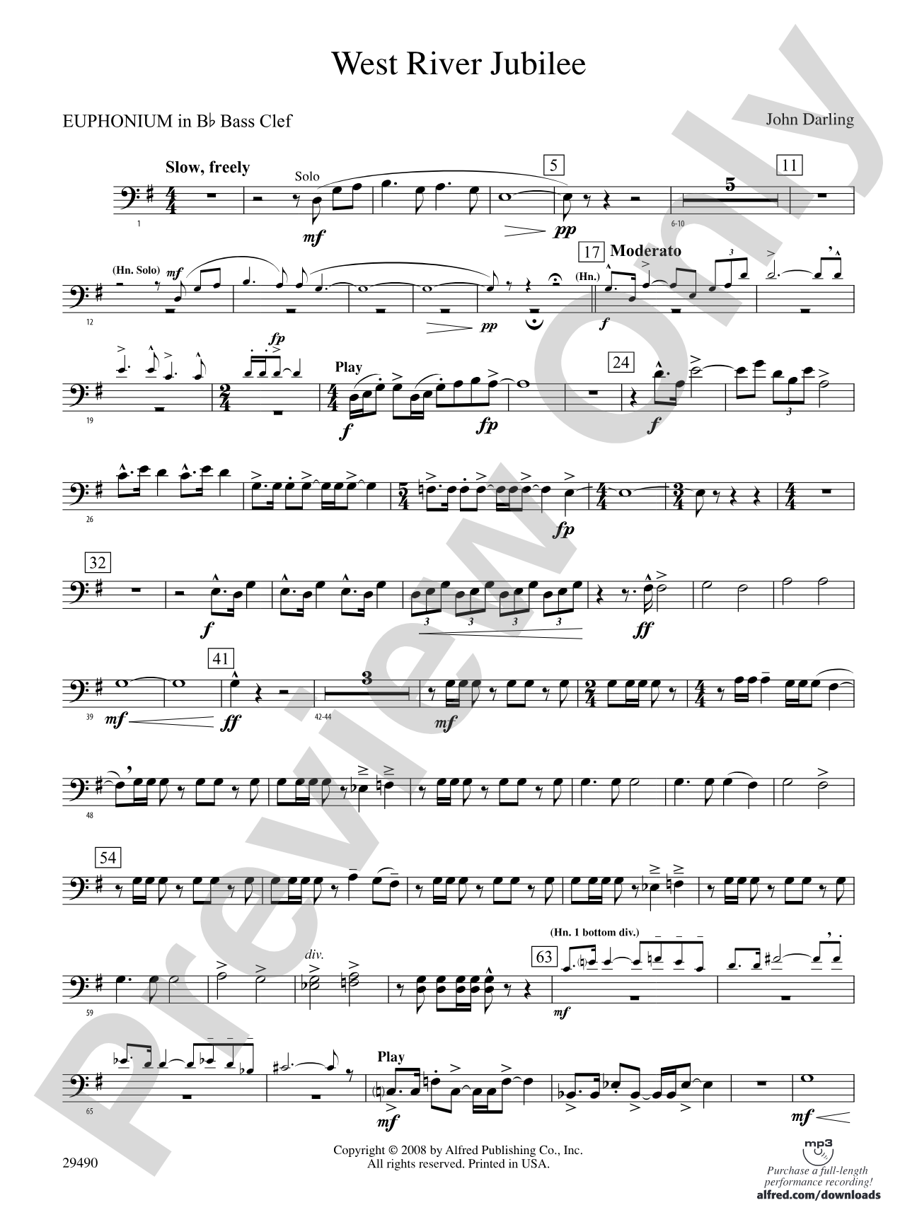West River Jubilee: (wp) B-flat Baritone B.C.