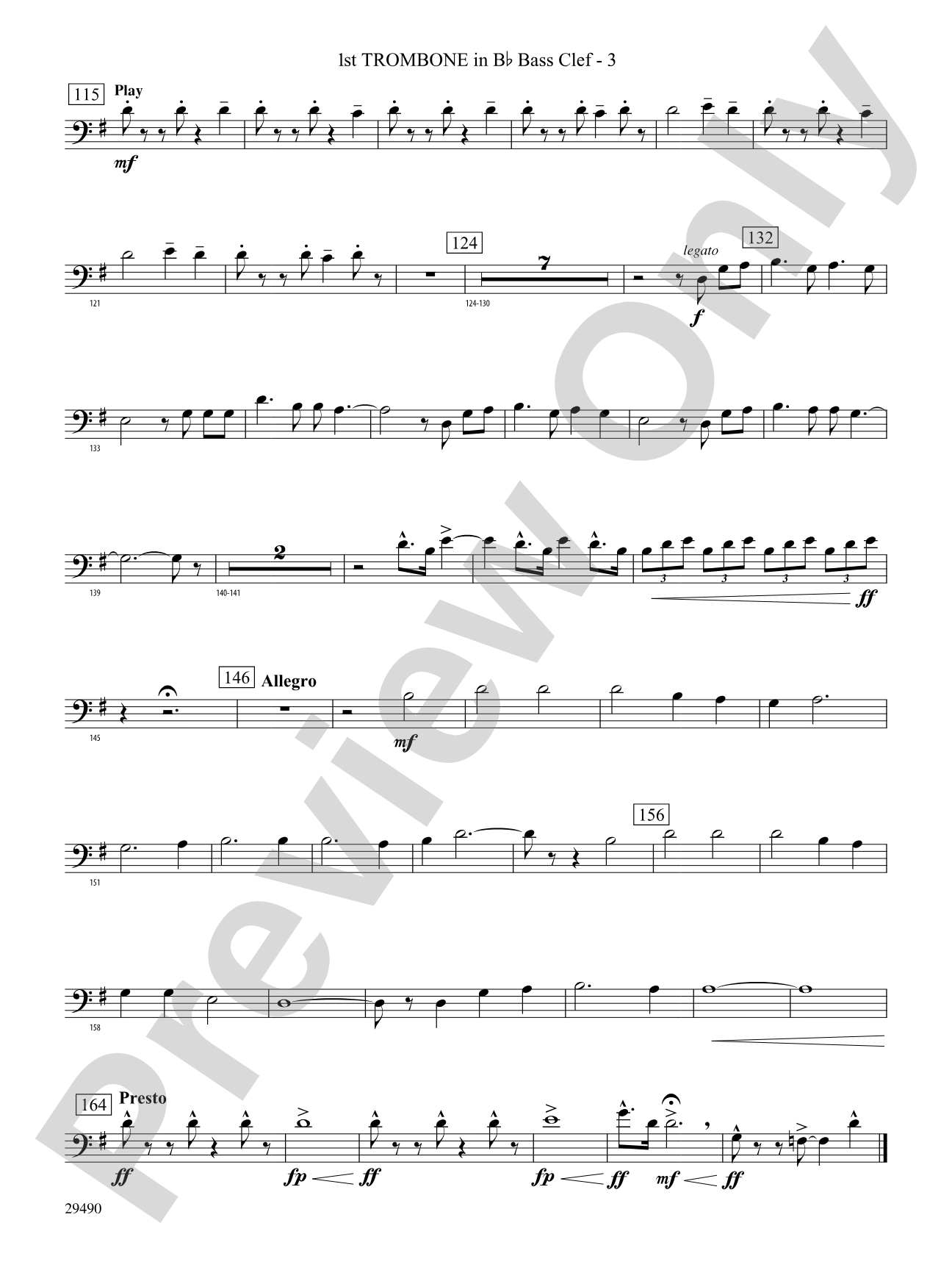 West River Jubilee: (wp) 1st B-flat Trombone B.C.