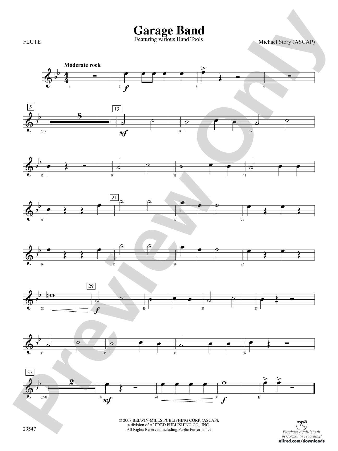 Garage Band: Flute