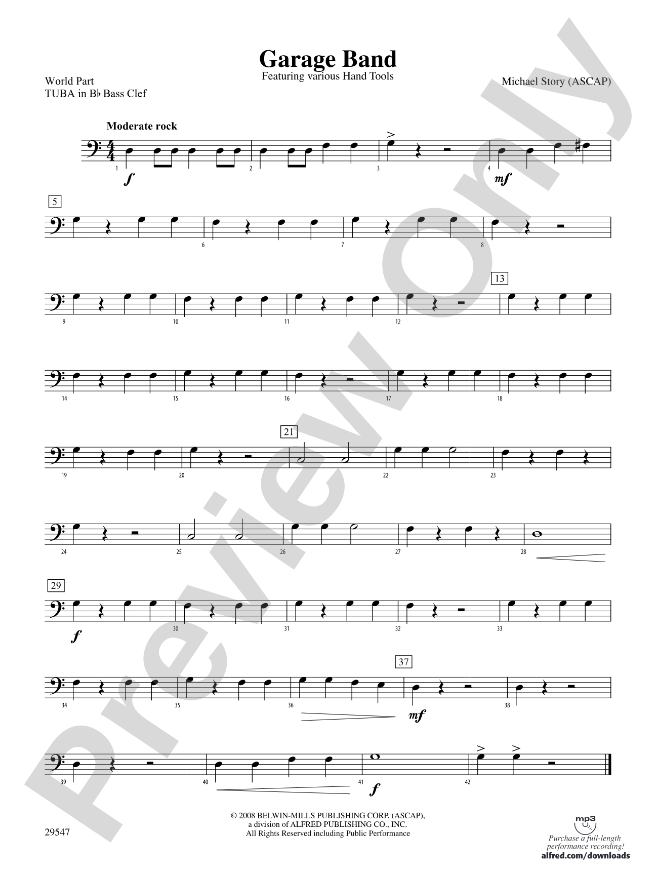 Garage Band: (wp) B-flat Tuba B.C.