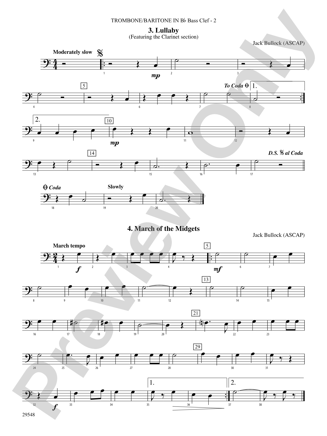 Belwin Very Beginning Band Kit #4: (wp) 1st B-flat Trombone B.C.